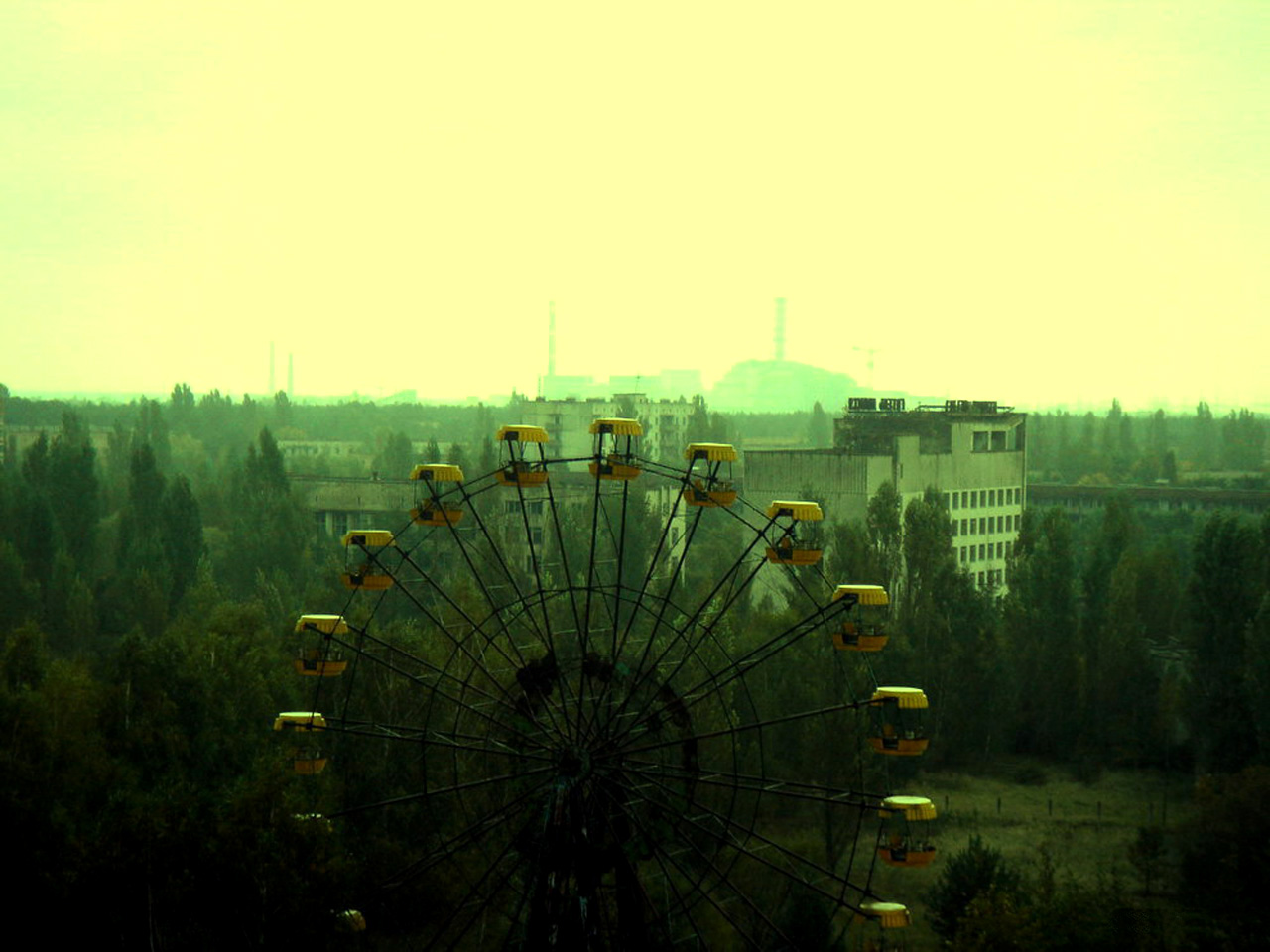 1446999 télécharger le fond d'écran construction humaine, parc d'attraction, tchernobyl, grande roue, post apocalyptique, ruine - économiseurs d'écran et images gratuitement