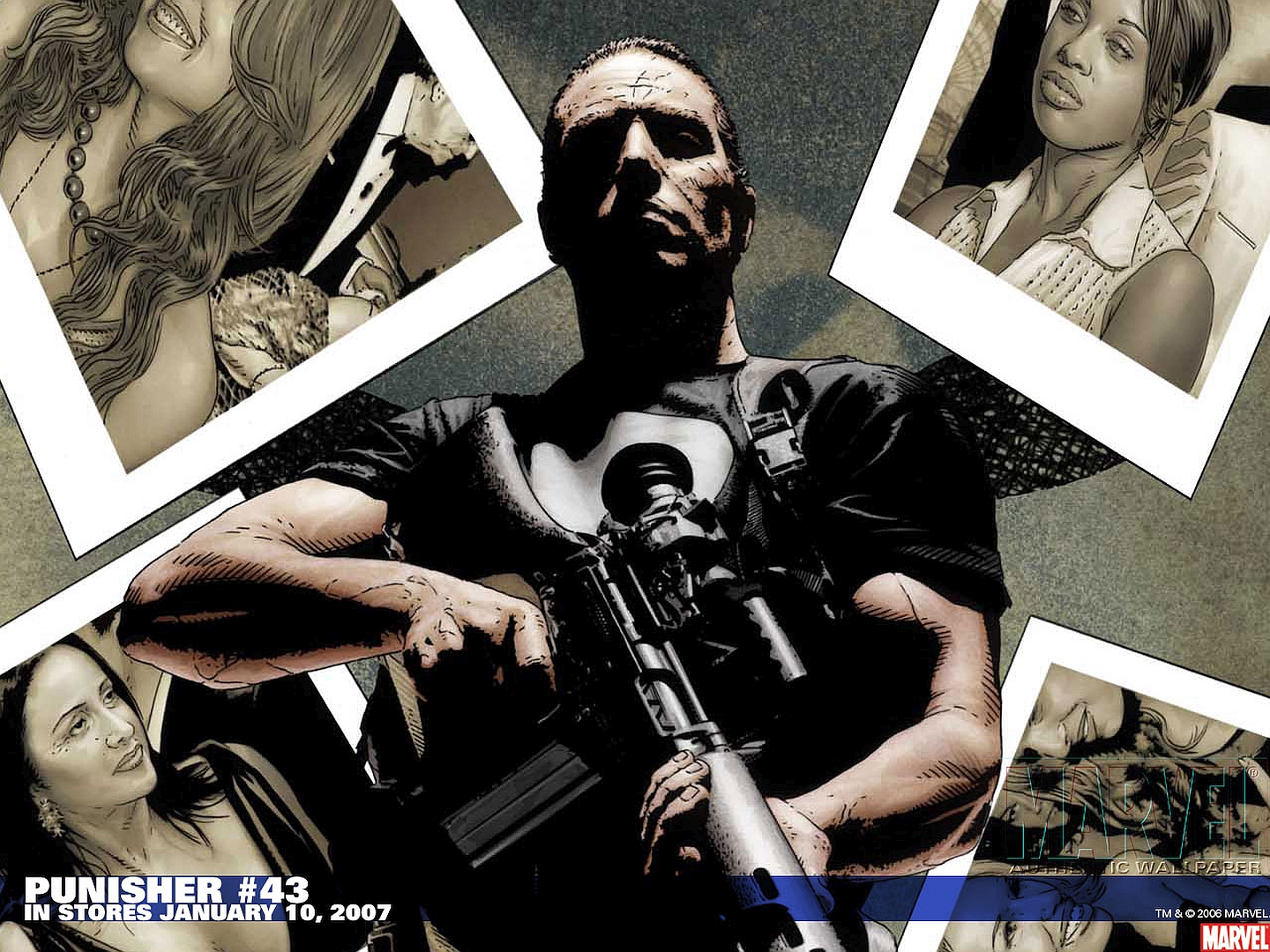 Free download wallpaper Comics, Punisher on your PC desktop