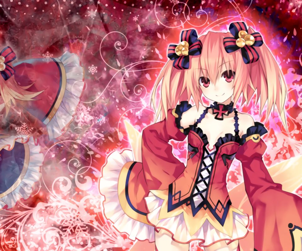 Free download wallpaper Pink Hair, Red Eyes, Video Game, Fairy Fencer F, Eryn (Fairy Fencer F) on your PC desktop