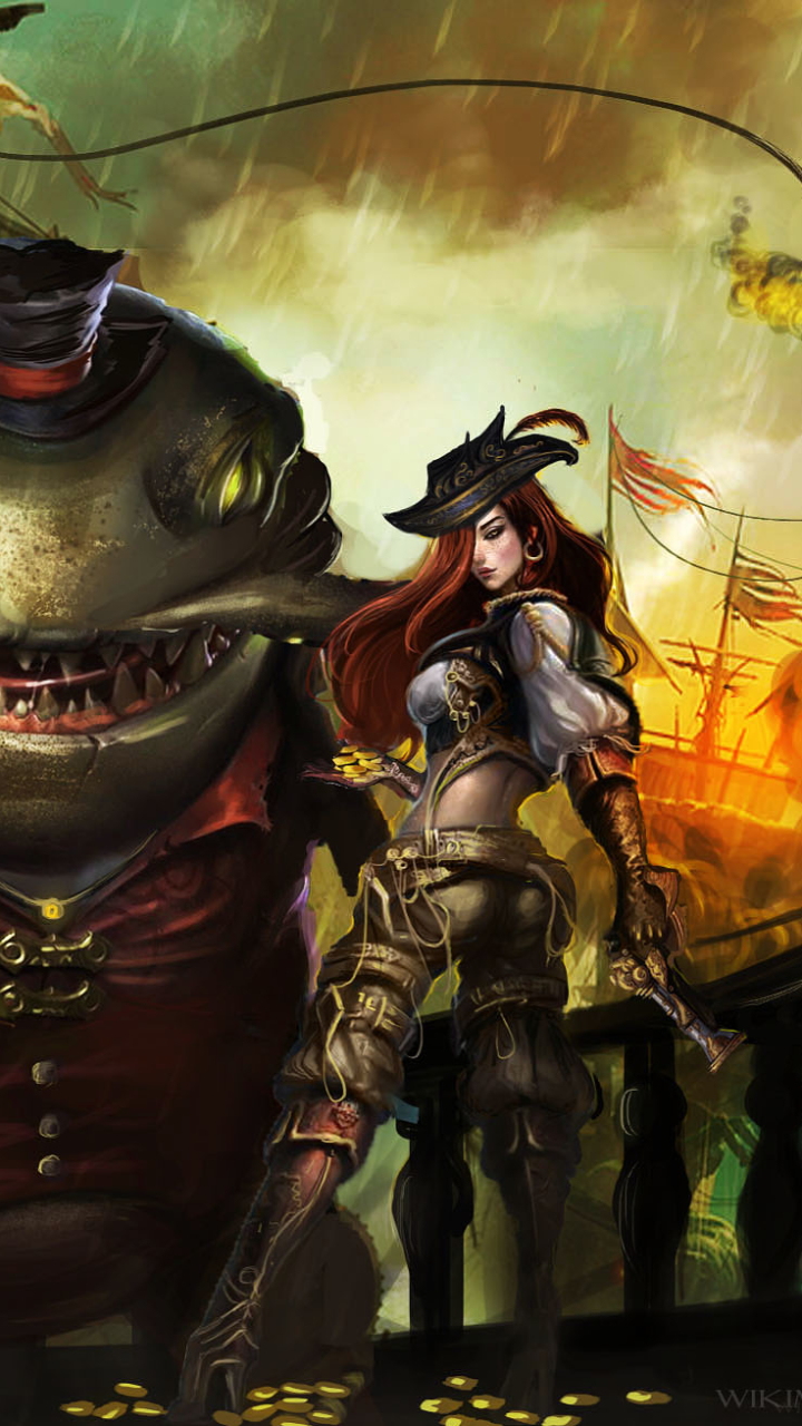 video game, league of legends, miss fortune (league of legends), tahm kench (league of legends)