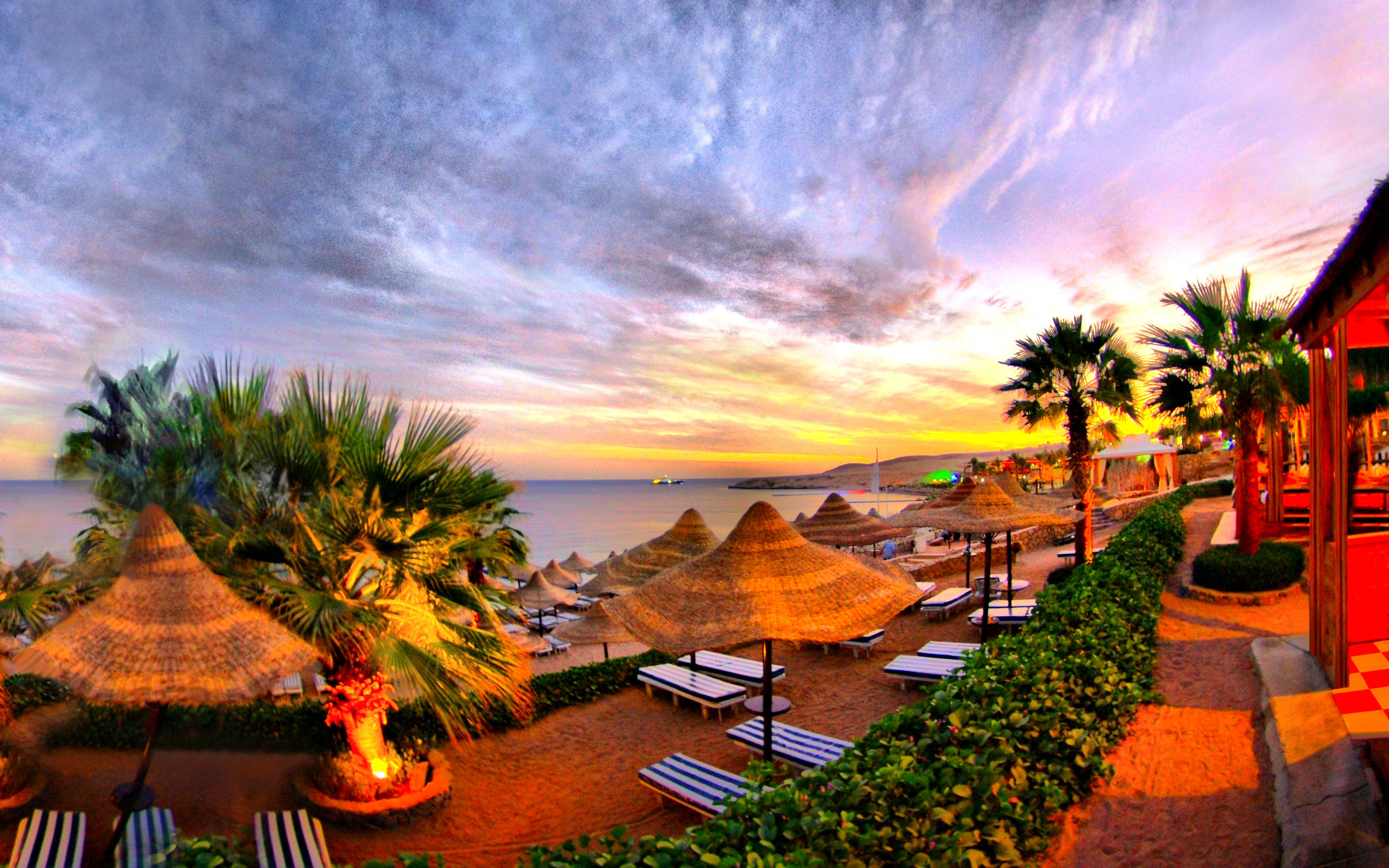 summer, tropical, sunset, photography, resort, palm tree, sky