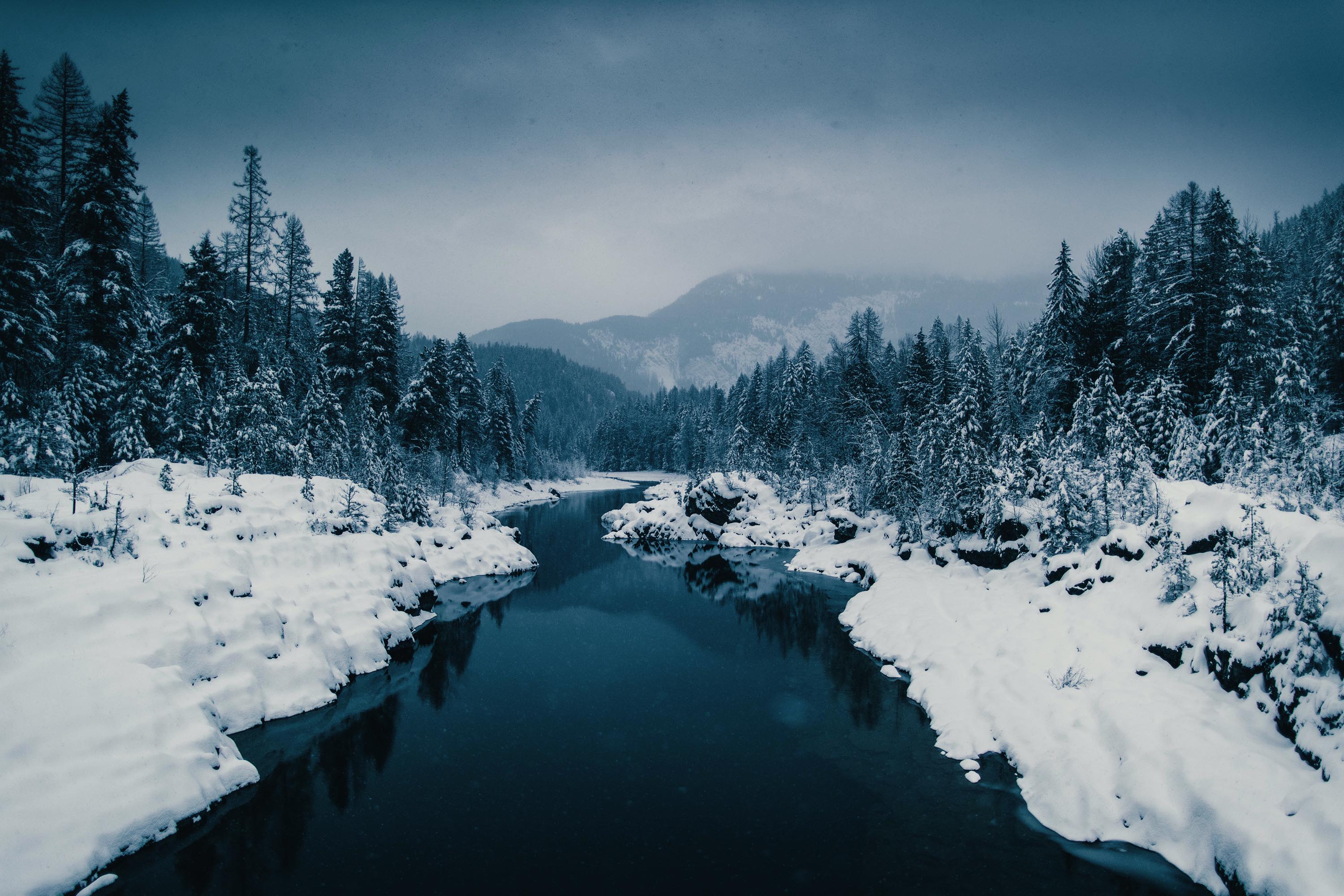 Descarga gratuita de fondo de pantalla para móvil de Invierno, Lago, Tierra/naturaleza.