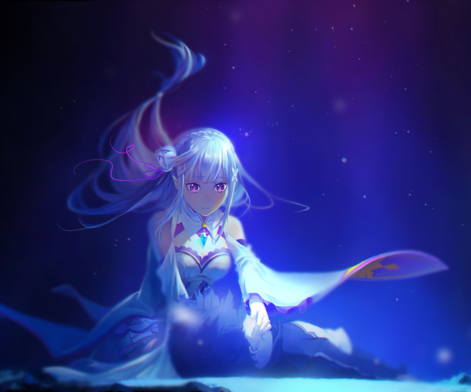 Laden Sie das Animes, Emilia (Re: Zero), Re:zero Das Leben In Einer Anderen Welt Beginnen, Subaru Natsuki-Bild kostenlos auf Ihren PC-Desktop herunter