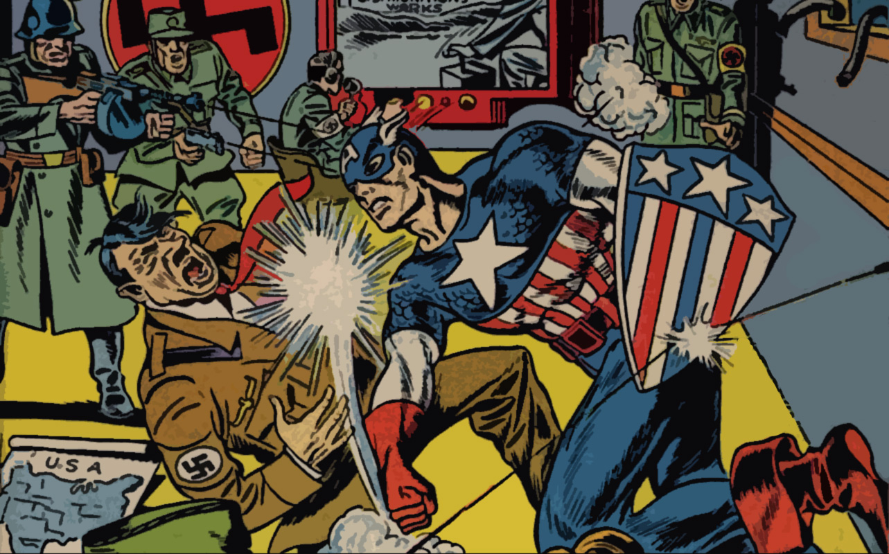 PCデスクトップに漫画, キャプテン・アメリカ画像を無料でダウンロード
