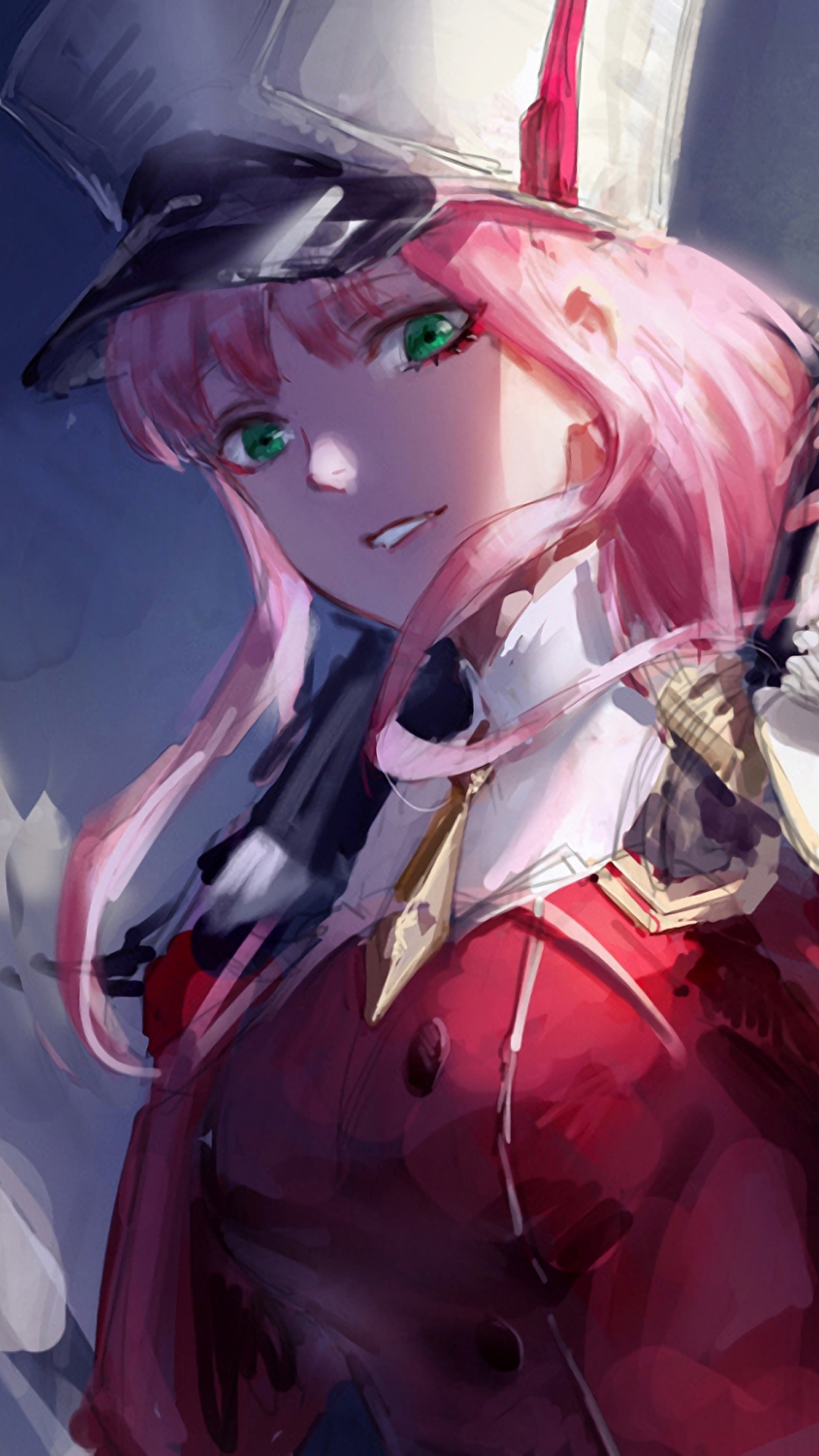 Handy-Wallpaper Animes, Darling In The Franxx, Zero Two (Liebling Im Franxx) kostenlos herunterladen.