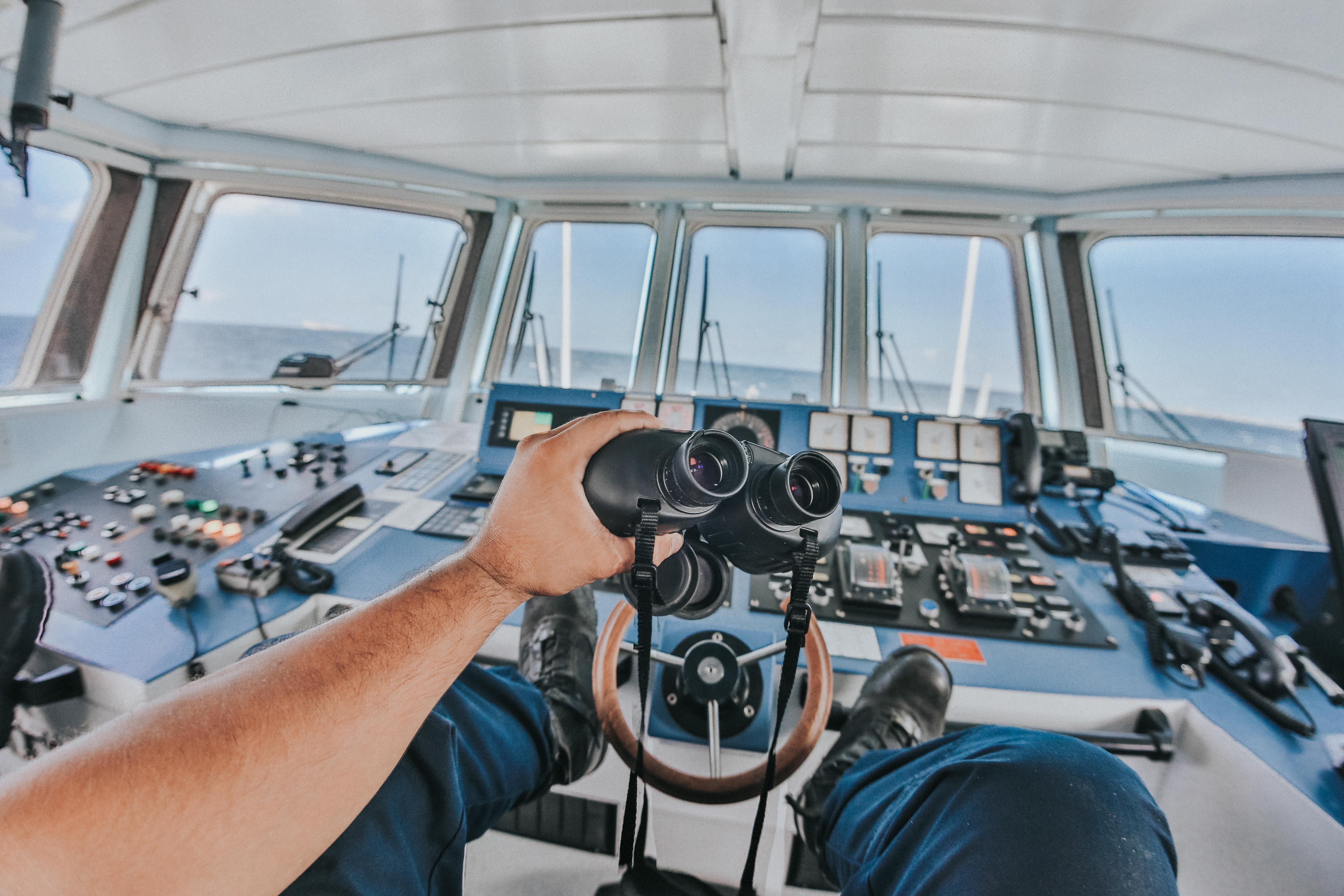 ship, hand, miscellanea, miscellaneous, steering wheel, helm, control, management, binoculars for Windows