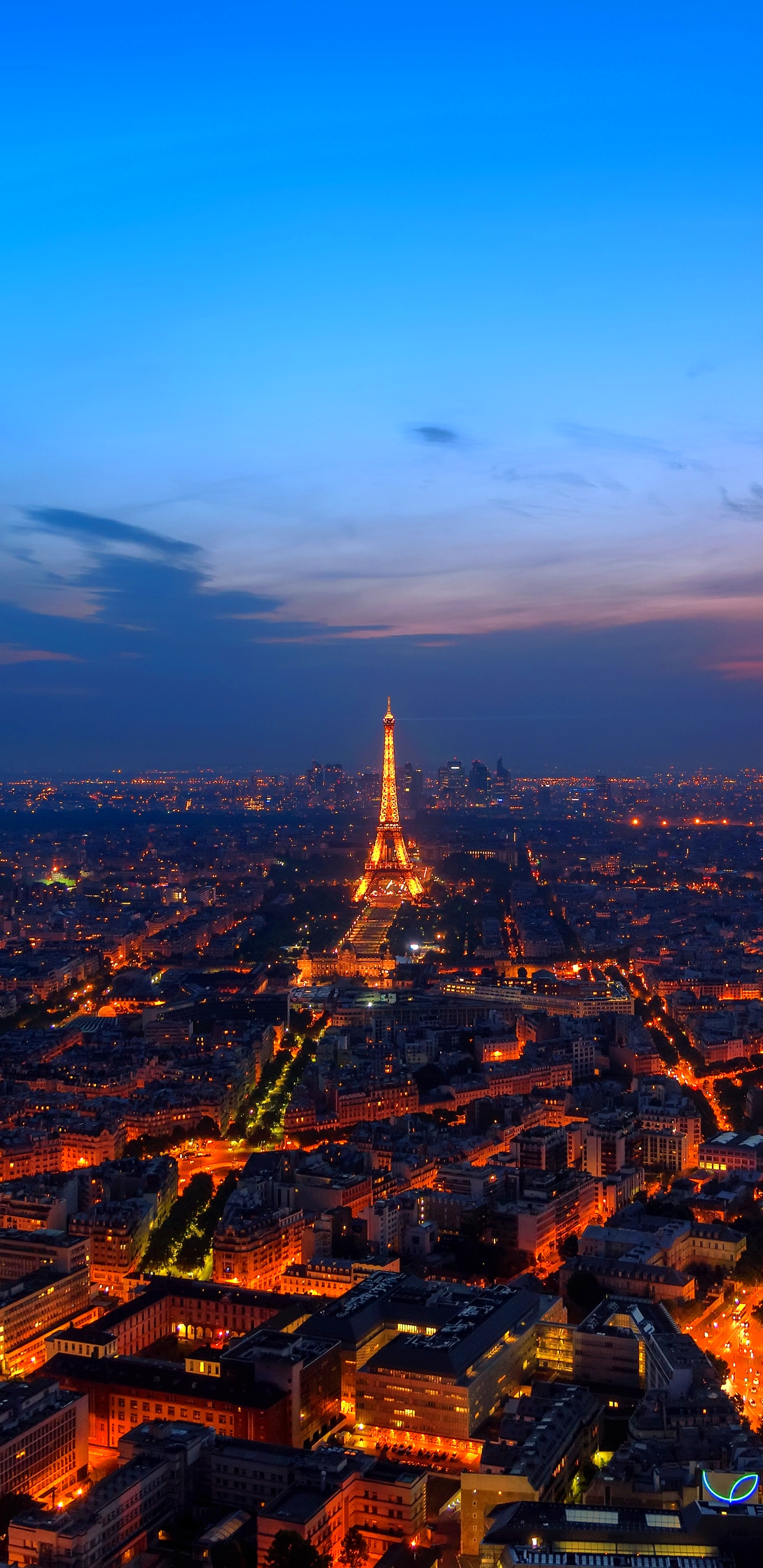 Download mobile wallpaper Cities, Paris, Eiffel Tower, Horizon, France, Cityscape, Monument, Man Made for free.
