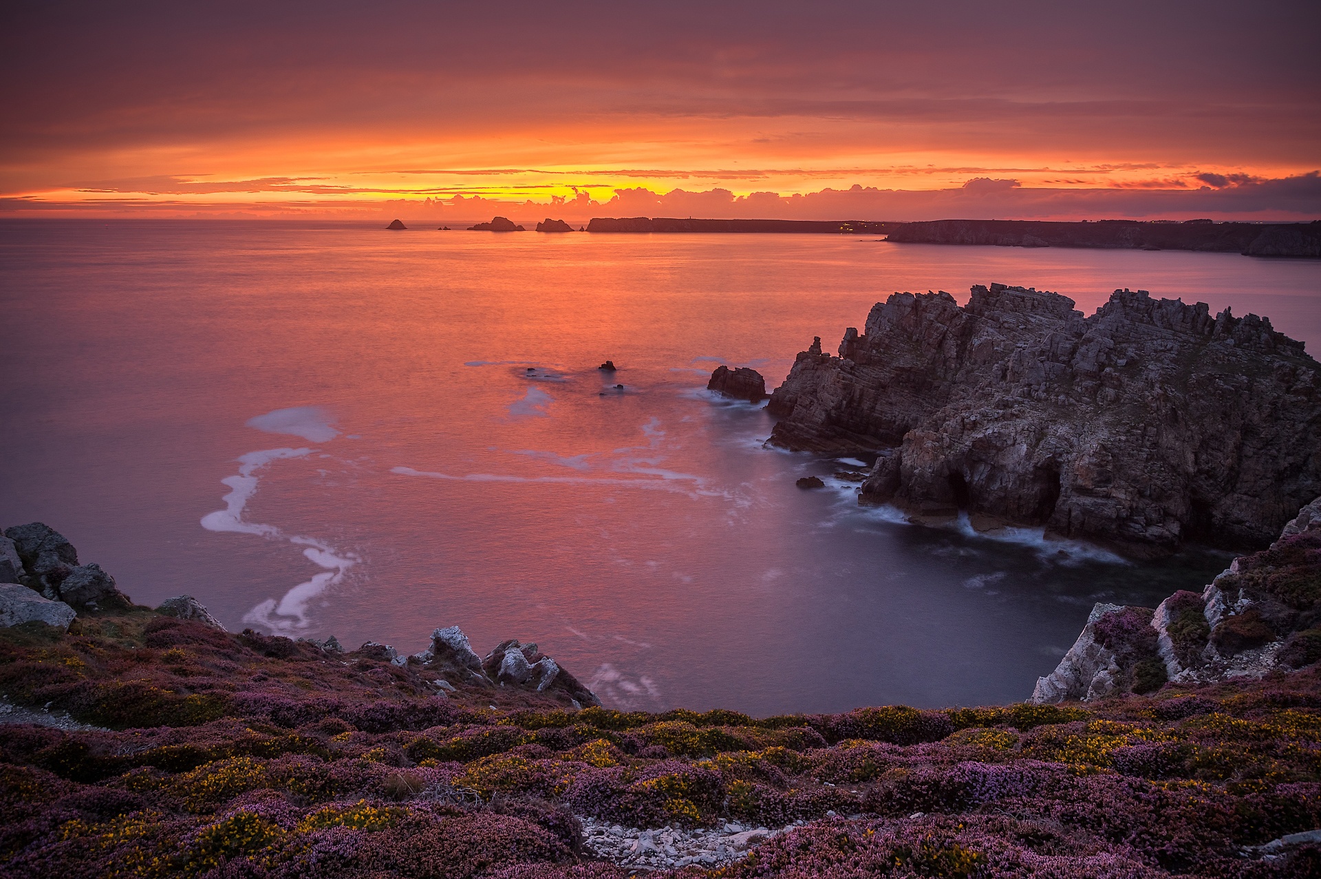 Laden Sie das Natur, Horizont, Küste, Ozean, Sonnenuntergang, Erde/natur-Bild kostenlos auf Ihren PC-Desktop herunter