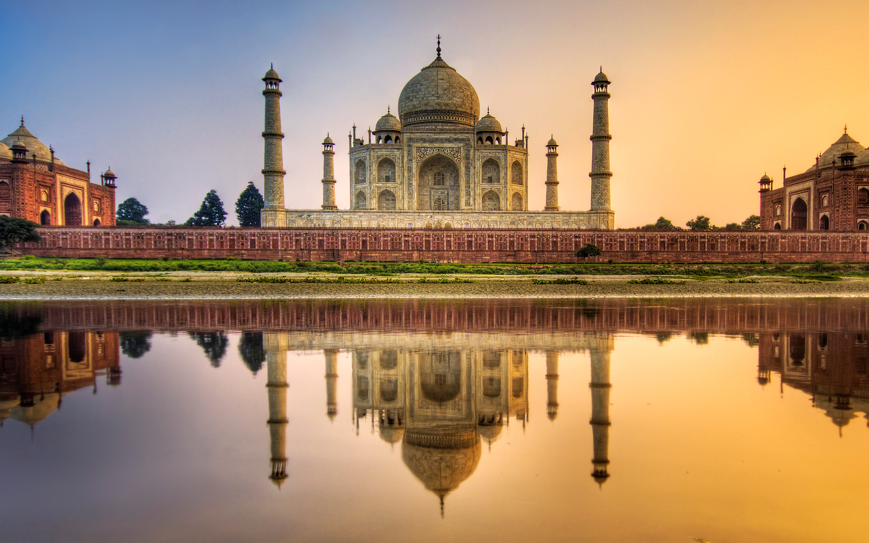 Free download wallpaper Taj Mahal, Man Made on your PC desktop