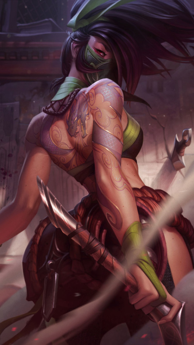 Download mobile wallpaper League Of Legends, Video Game, Akali (League Of Legends) for free.