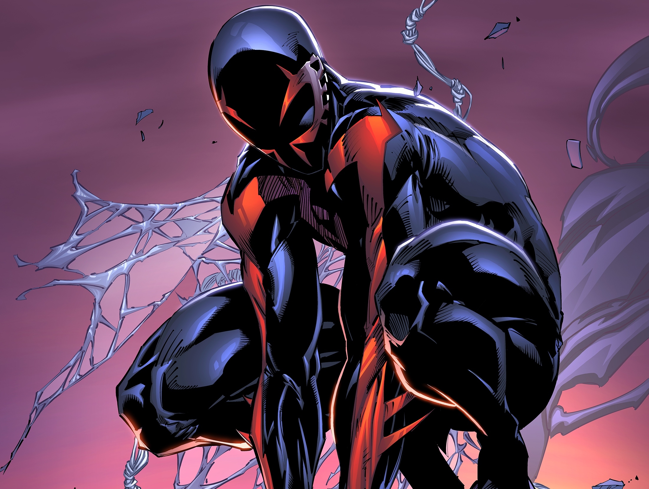miguel o'hara, spider man 2099, comics, spider man
