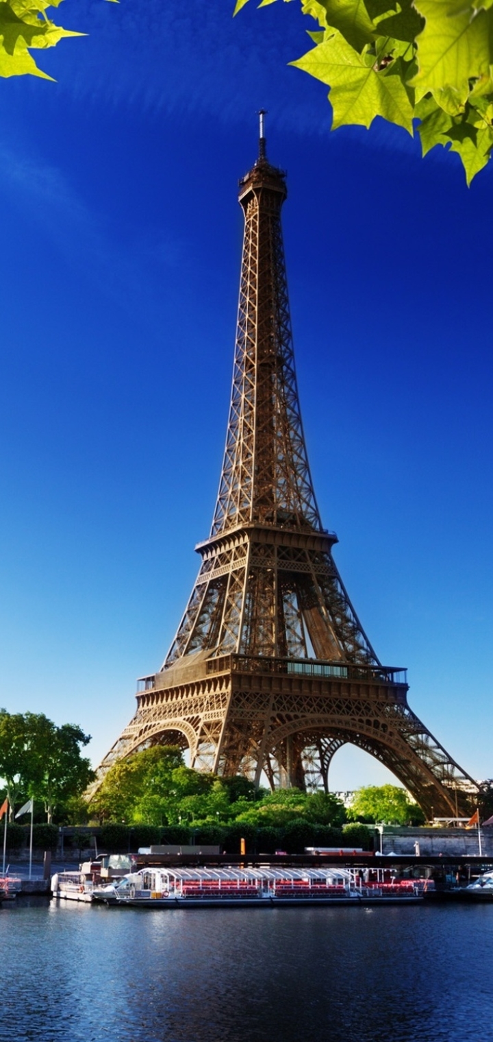 Скачать картинку Небо, Париж, Эйфелева Башня, Памятники, Франция, Сделано Человеком в телефон бесплатно.