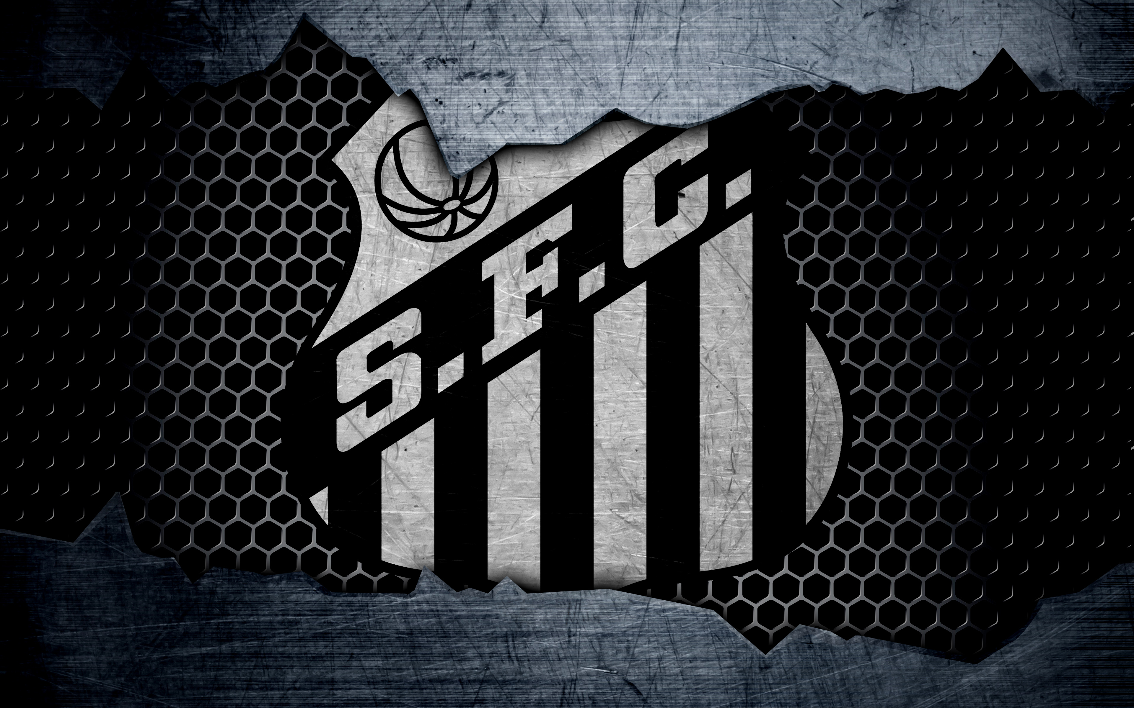 Download mobile wallpaper Sports, Logo, Emblem, Soccer, Santos Fc for free.