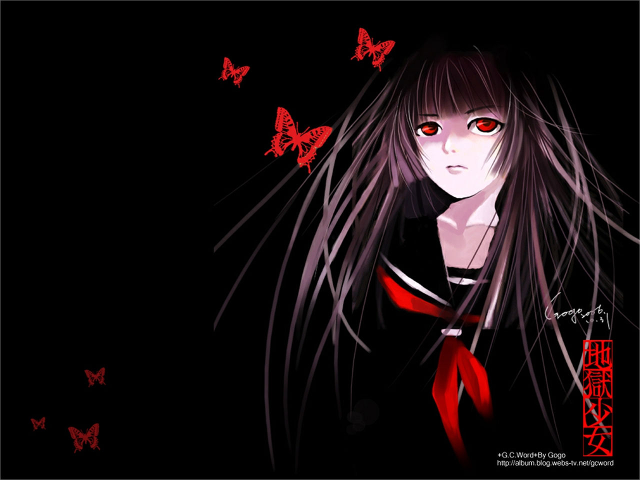 Download mobile wallpaper Anime, Jigoku Shōjo for free.