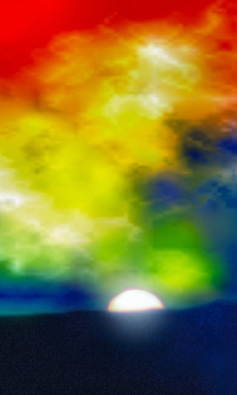 Téléchargez des papiers peints mobile Coucher De Soleil, Coloré, Artistique, Nuage, Ciel, Le Coucher Du Soleil gratuitement.