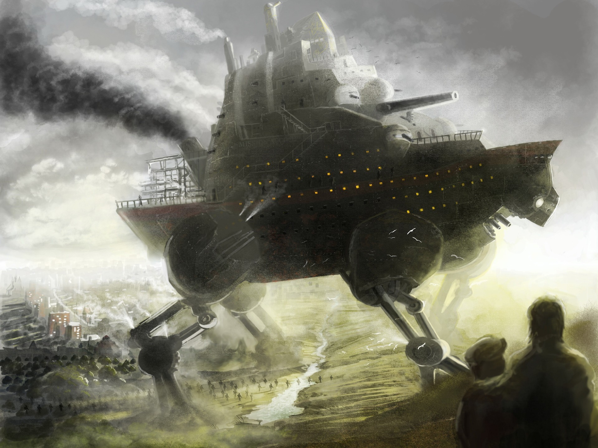Laden Sie das Science Fiction, Steampunk-Bild kostenlos auf Ihren PC-Desktop herunter