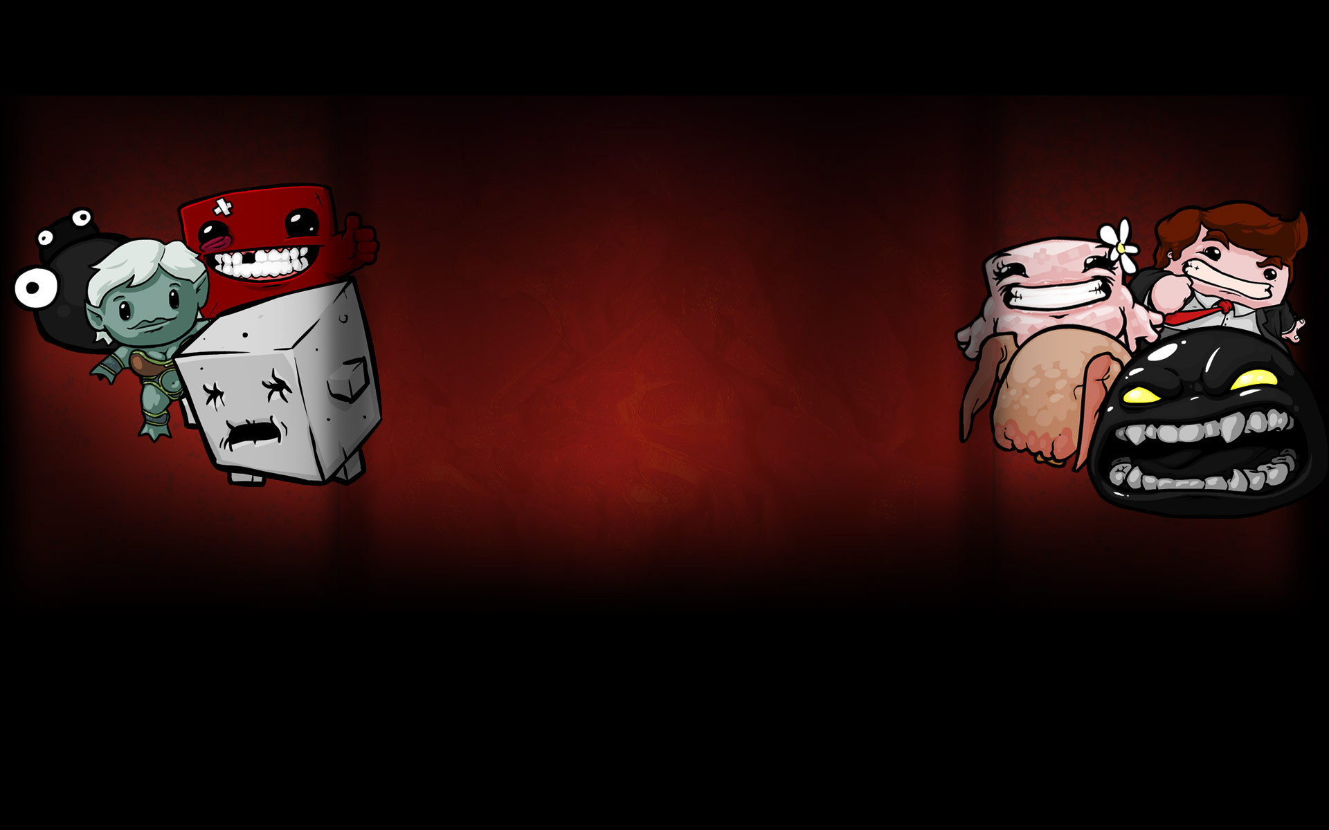 video game, super meat boy lock screen backgrounds