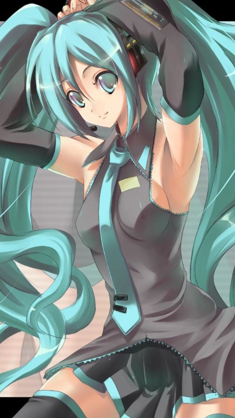 Handy-Wallpaper Vocaloid, Hatsune Miku, Animes kostenlos herunterladen.