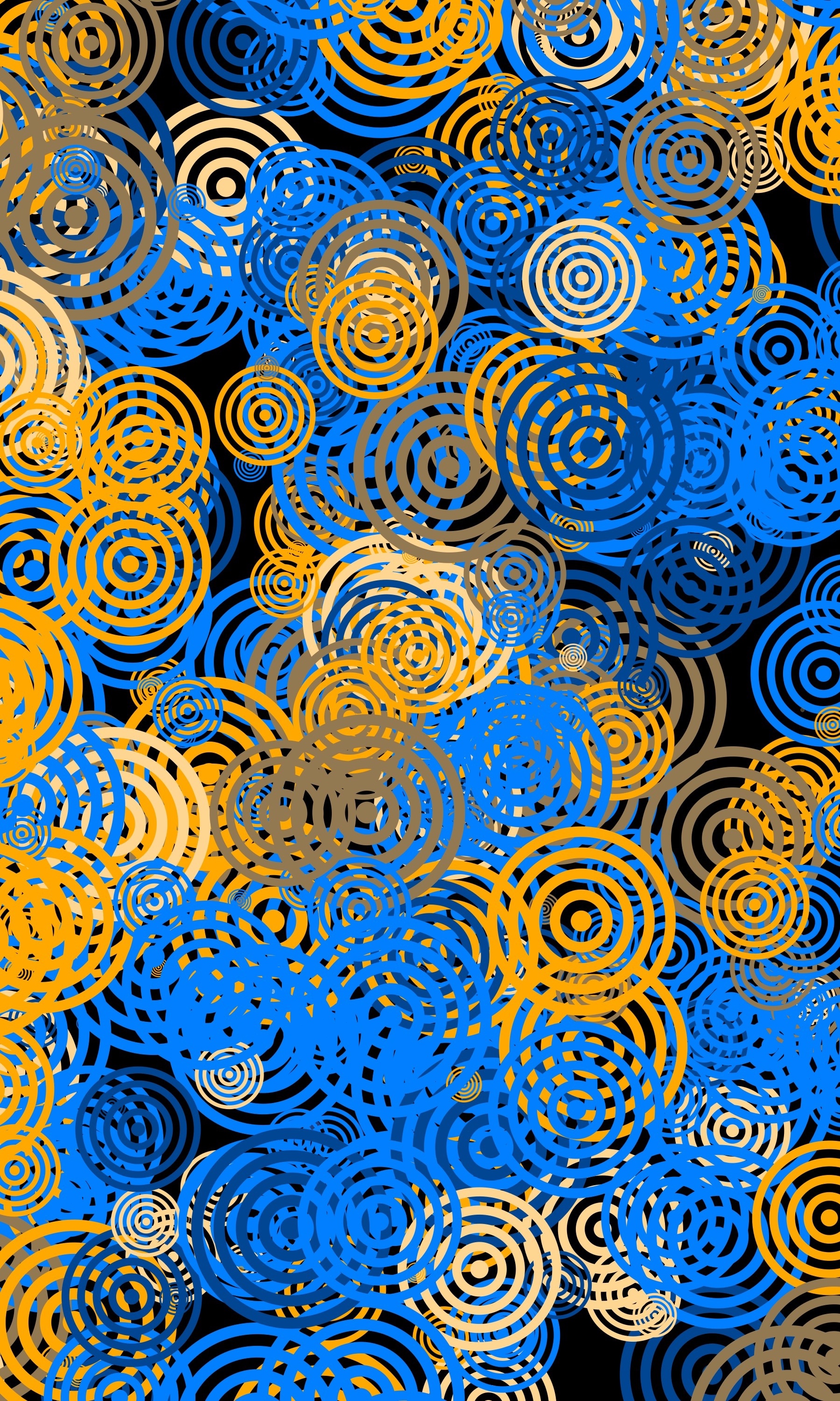 patterns, yellow, blue, circles, texture, textures