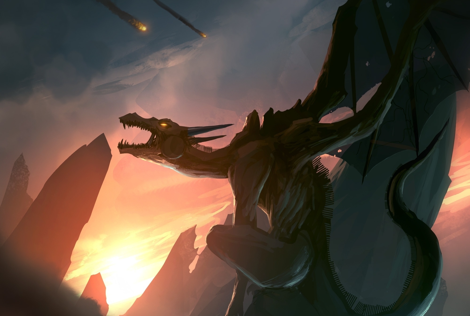 Free download wallpaper Fantasy, Dragon on your PC desktop