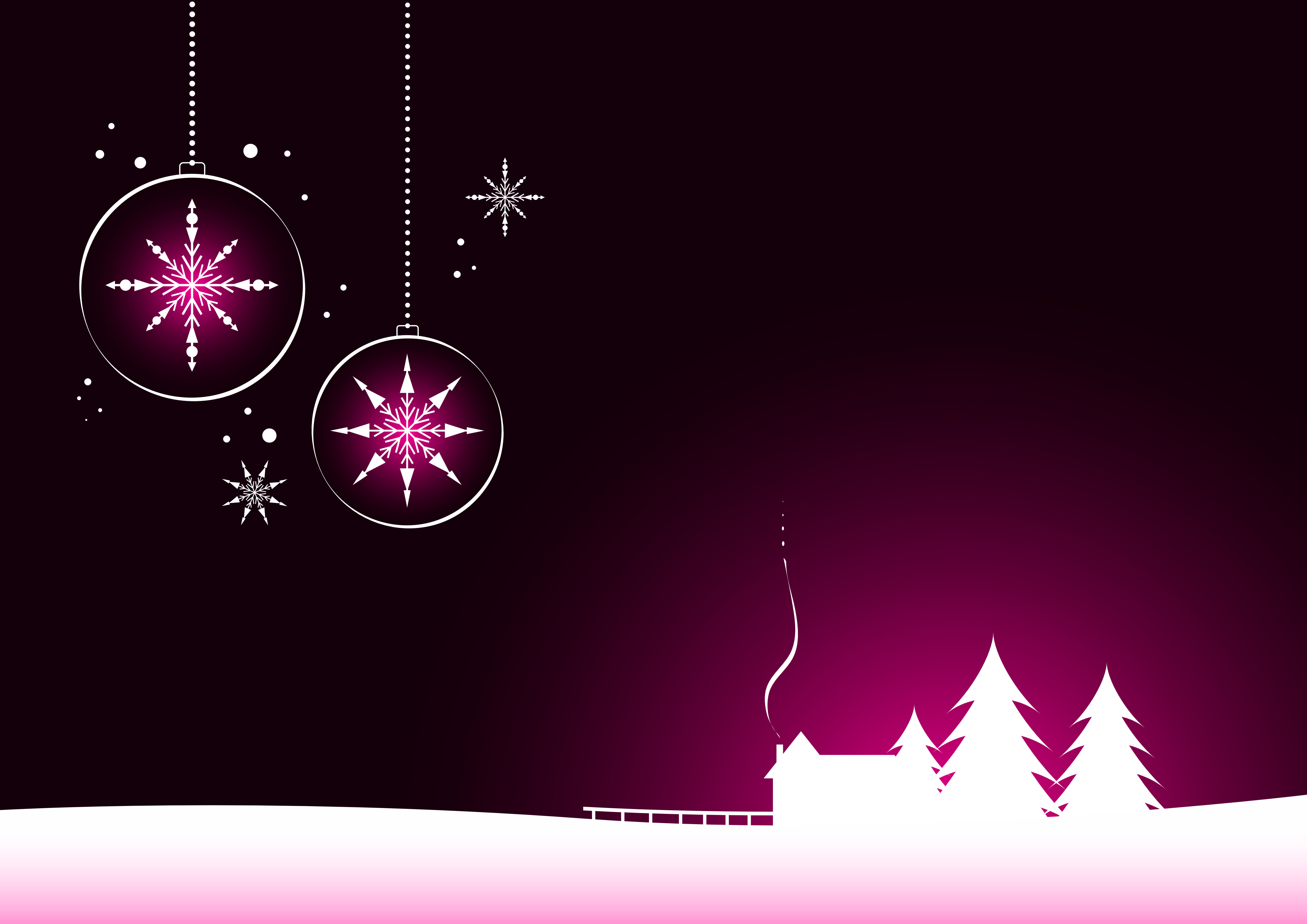 Download mobile wallpaper Christmas, Holiday, Purple, Christmas Ornaments for free.