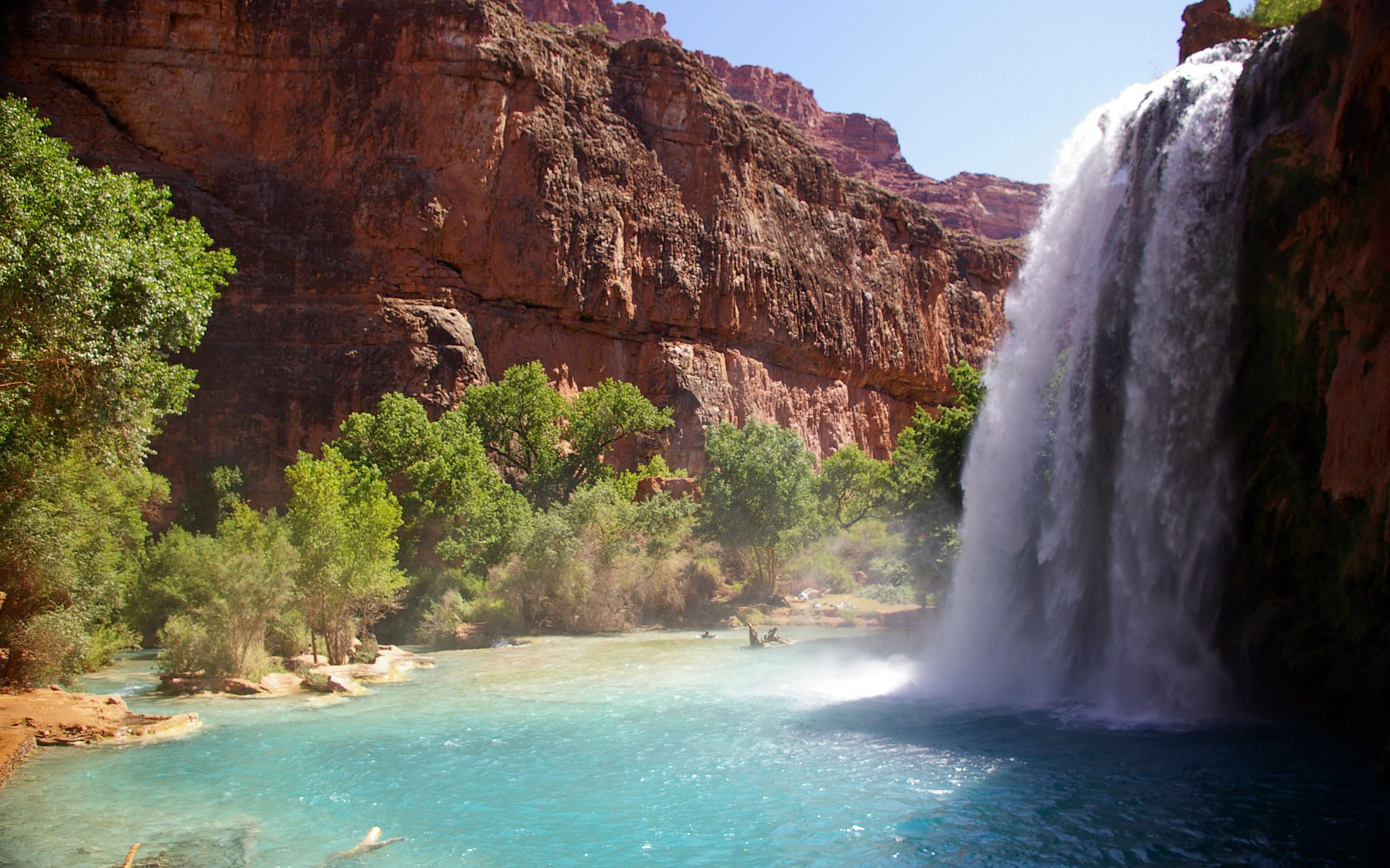 Handy-Wallpaper Wasserfall, Erde/natur kostenlos herunterladen.