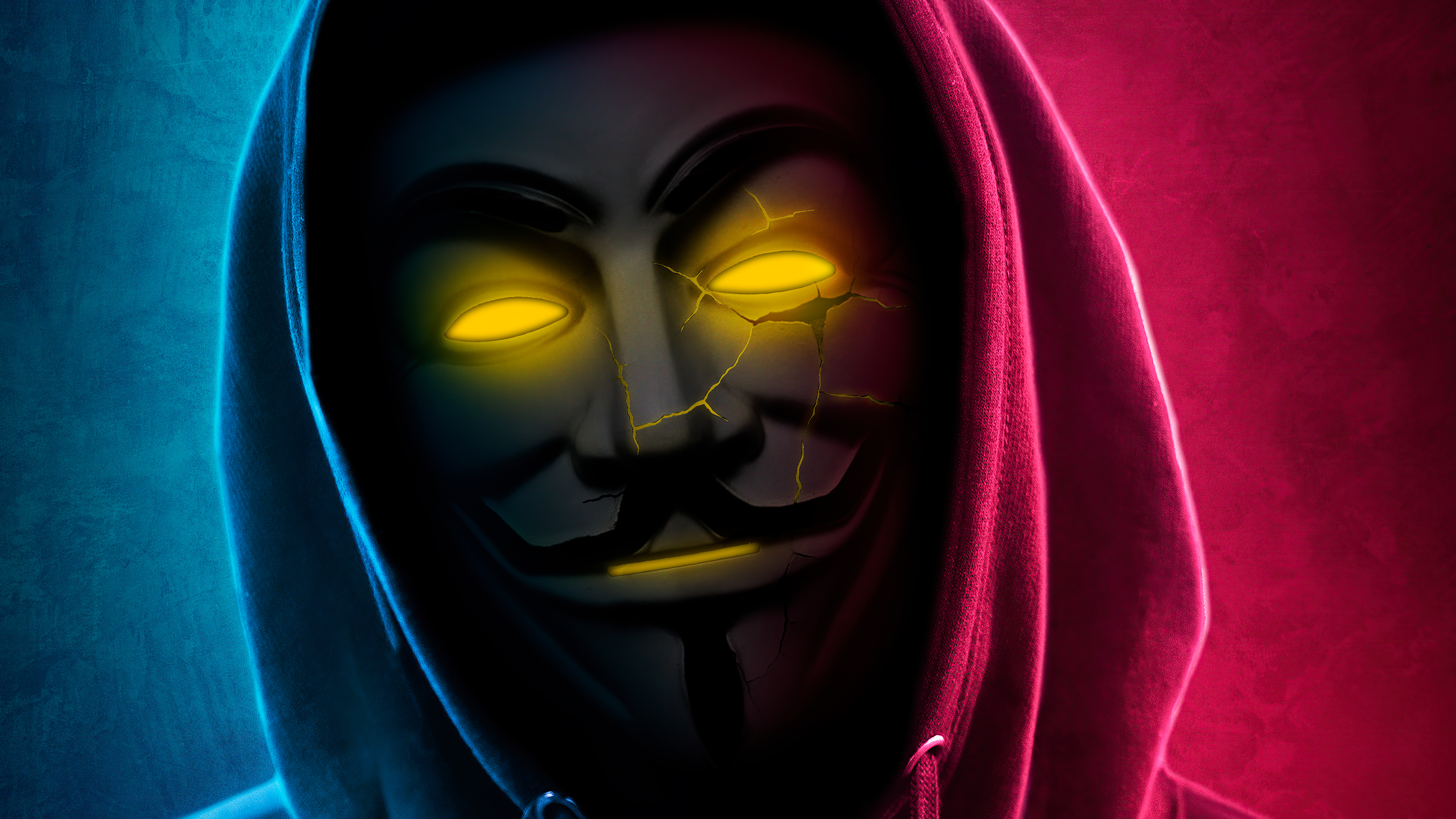 Free download wallpaper Mask, Technology, Anonymous, Hoodie on your PC desktop
