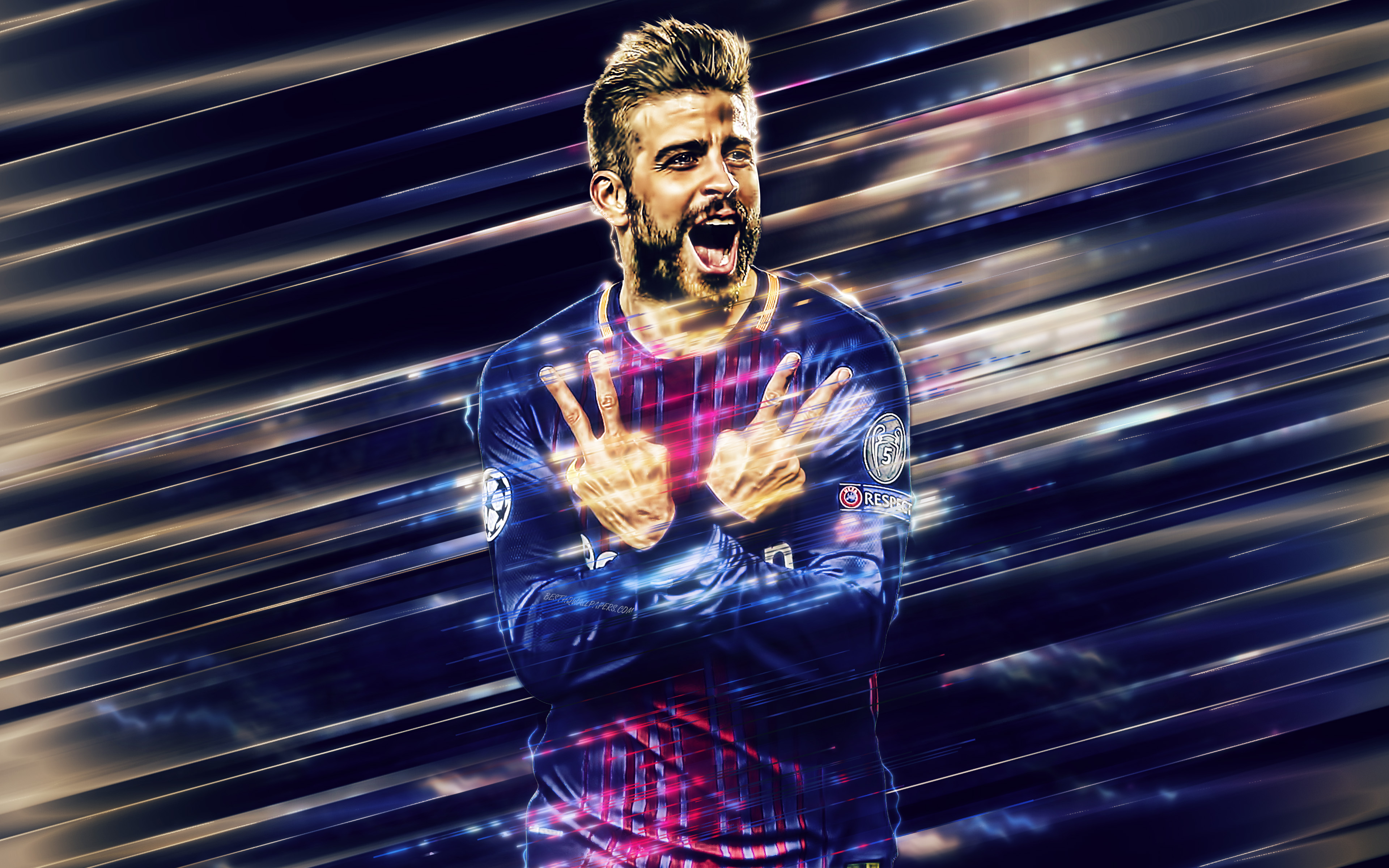 Free download wallpaper Sports, Soccer, Fc Barcelona, Spanish, Gerard Piqué on your PC desktop