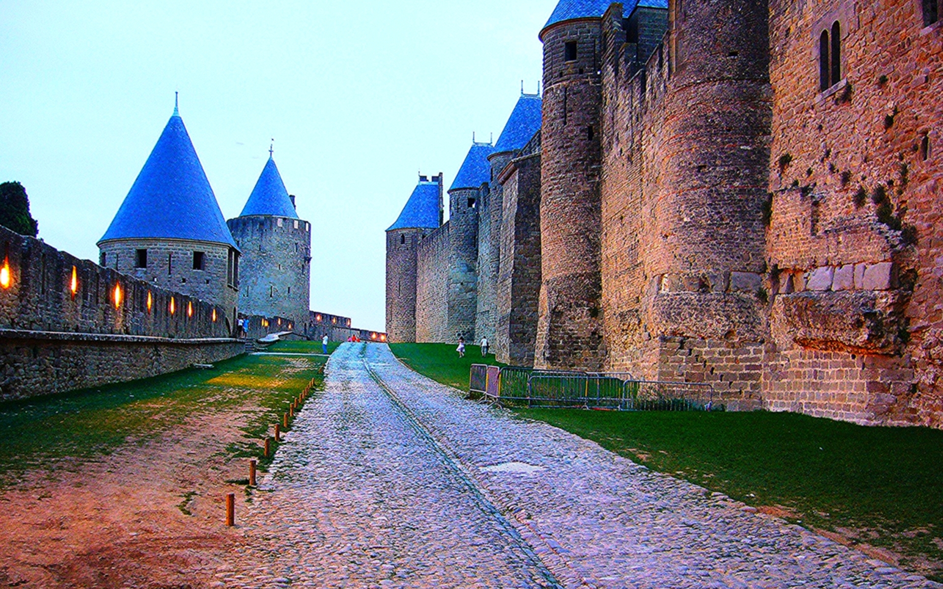 339755 baixar papel de parede feito pelo homem, carcassonne, castelos - protetores de tela e imagens gratuitamente