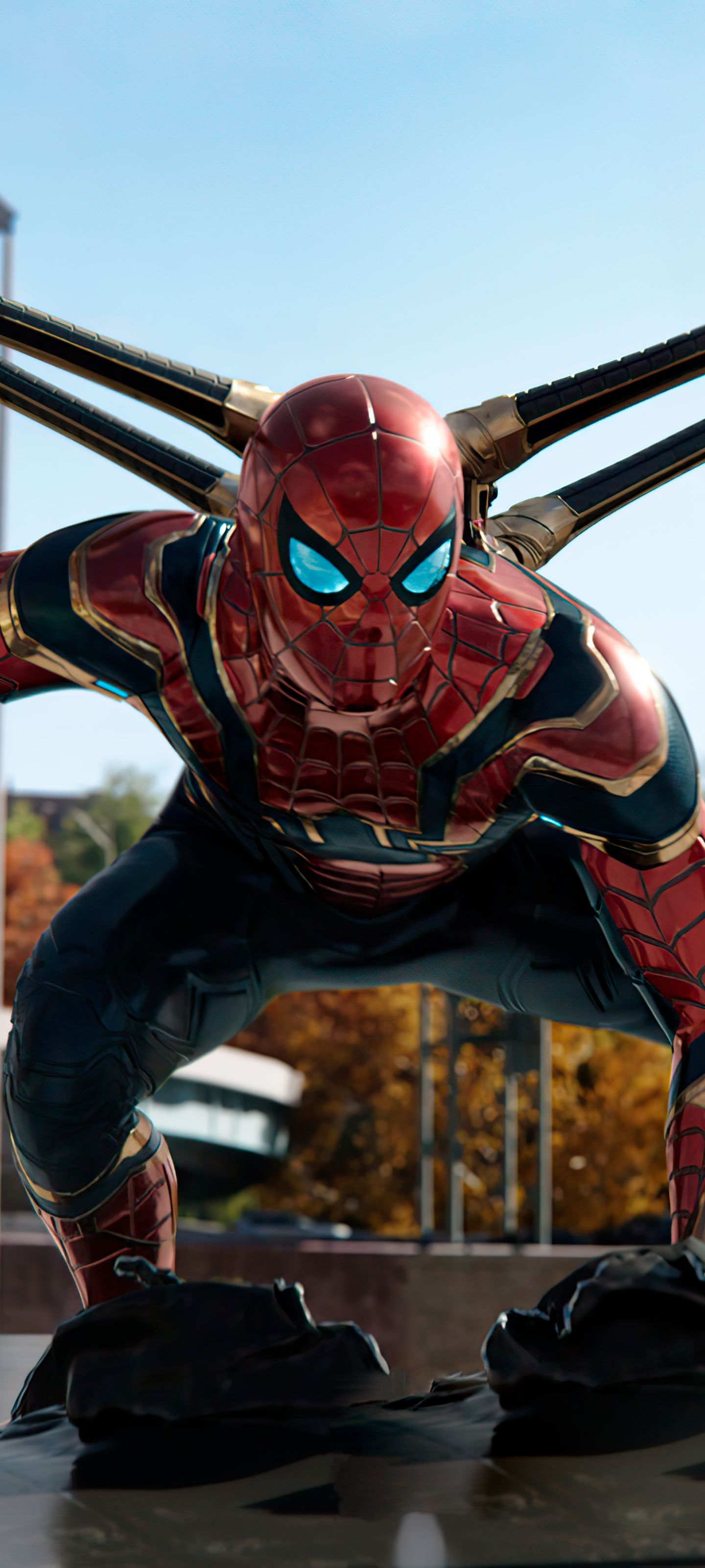 Download mobile wallpaper Spider Man, Movie, Iron Spider, Spider Man: No Way Home for free.