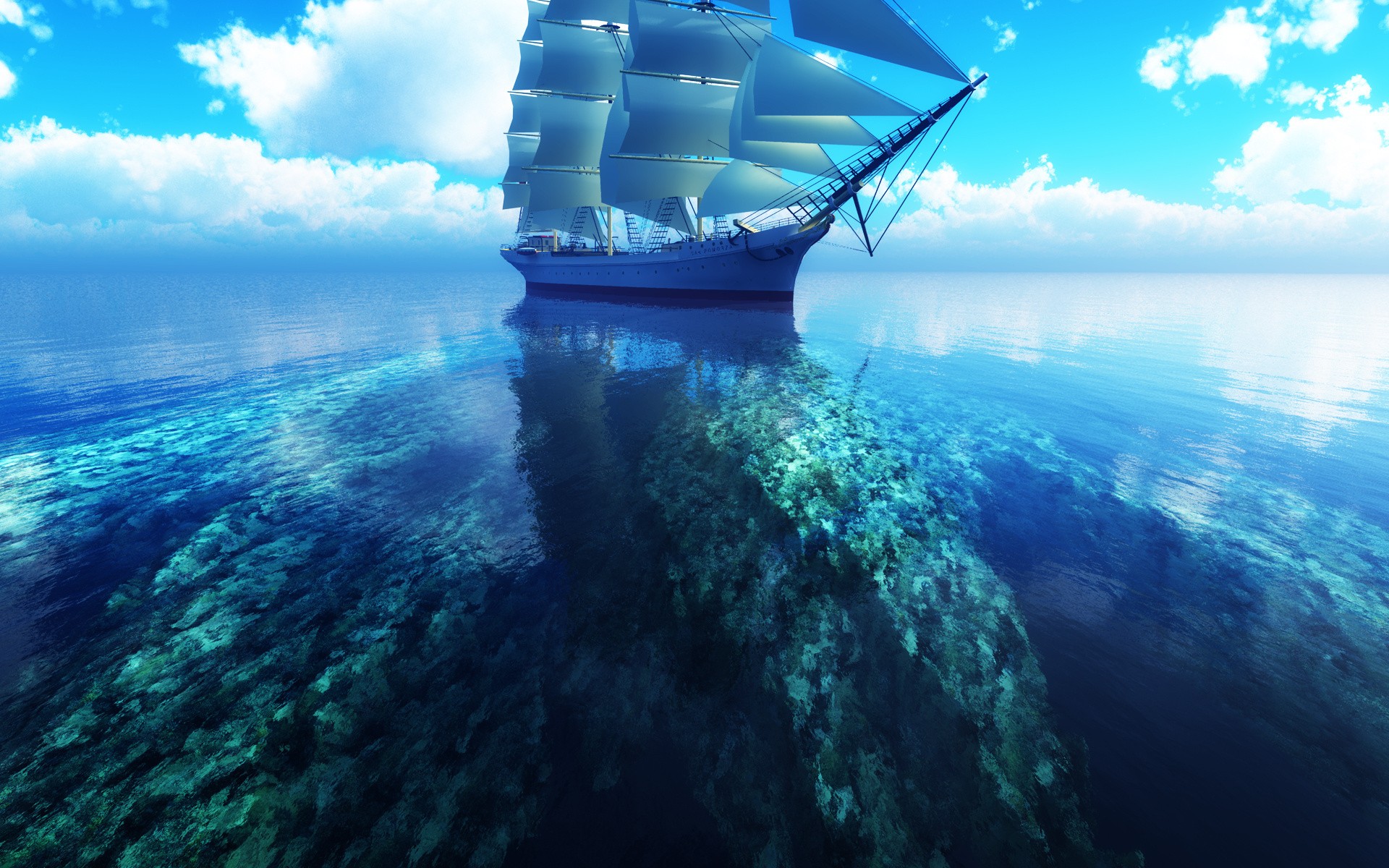 Laden Sie das Ozean, Segelboot, Schiff, Fahrzeuge-Bild kostenlos auf Ihren PC-Desktop herunter