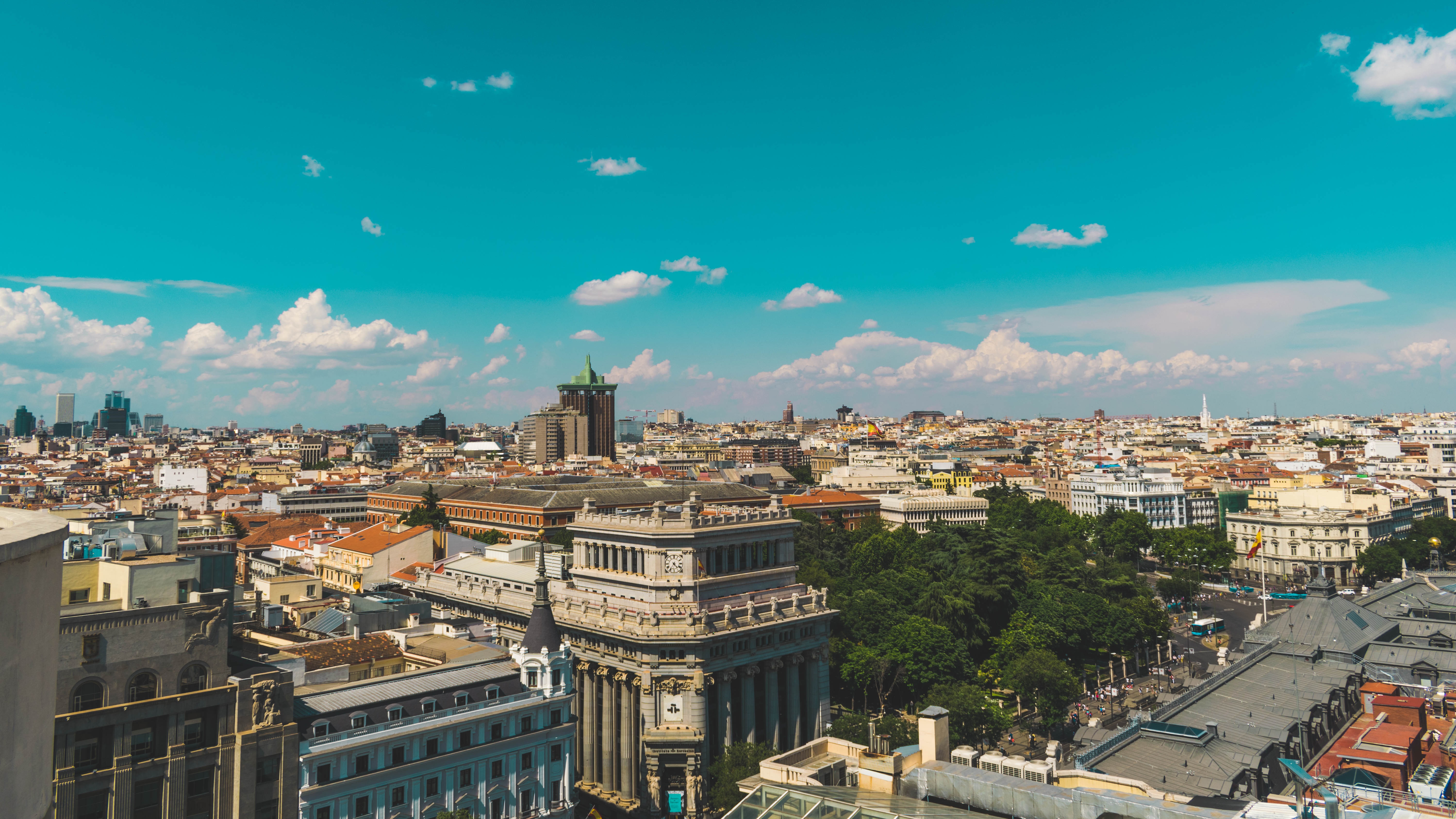 Free download wallpaper Cities, Building, View From Above, City on your PC desktop