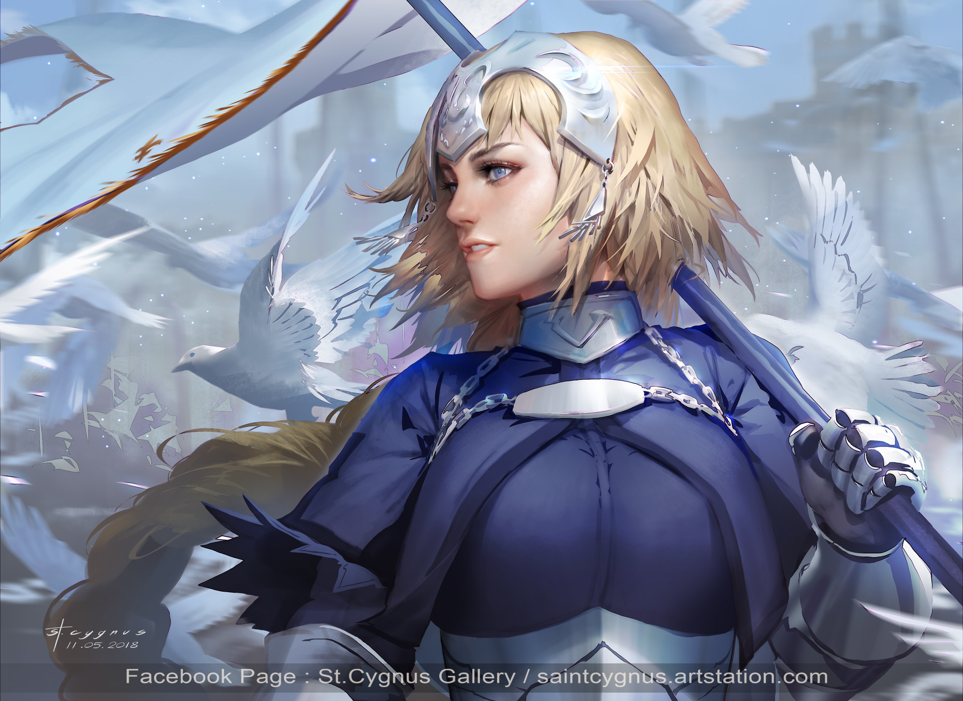 Handy-Wallpaper Animes, Fate/grand Order, Jeanne D'arc (Fate Serie), Schicksalsserie kostenlos herunterladen.