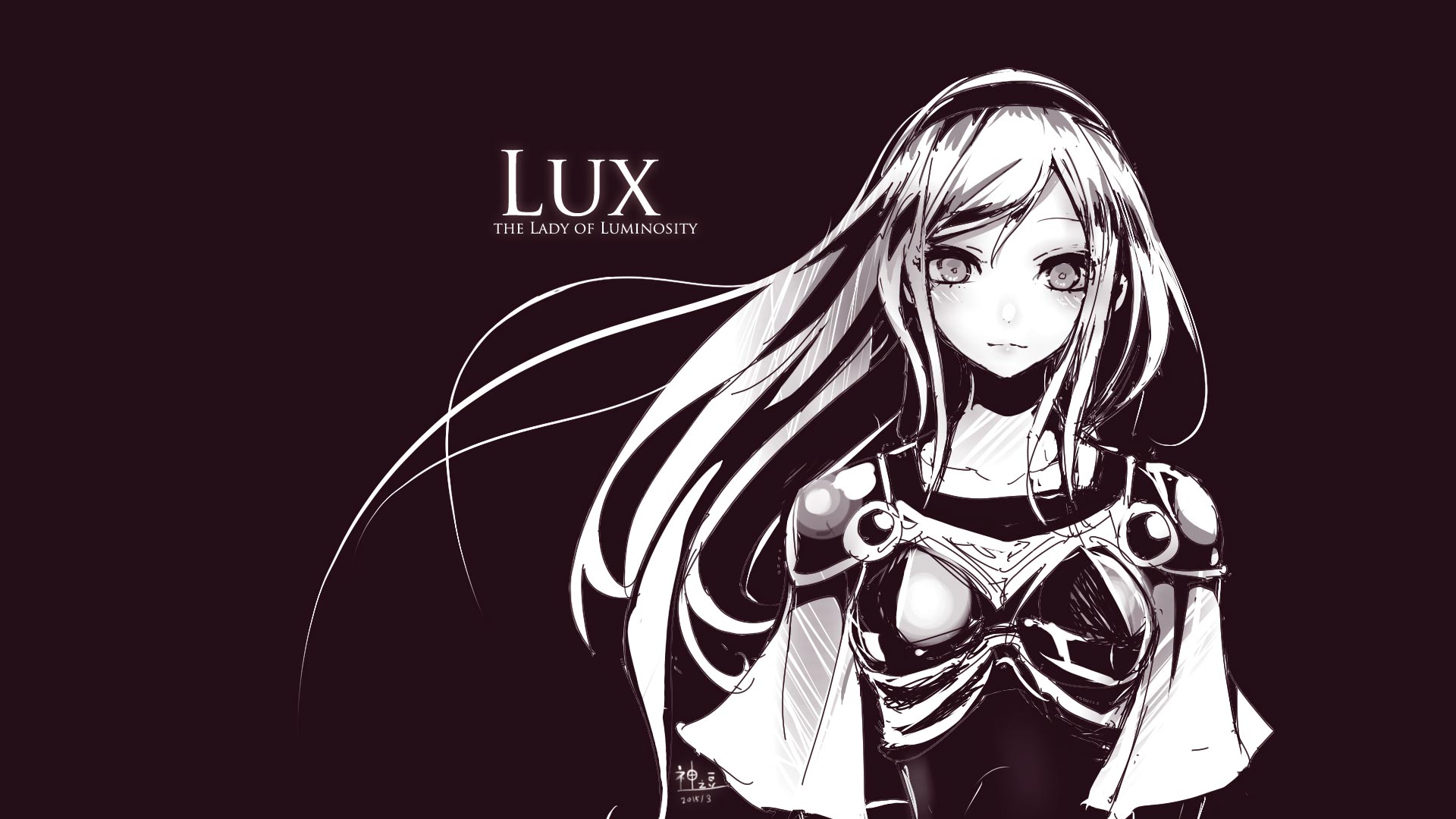Download mobile wallpaper League Of Legends, Video Game, Lux (League Of Legends) for free.