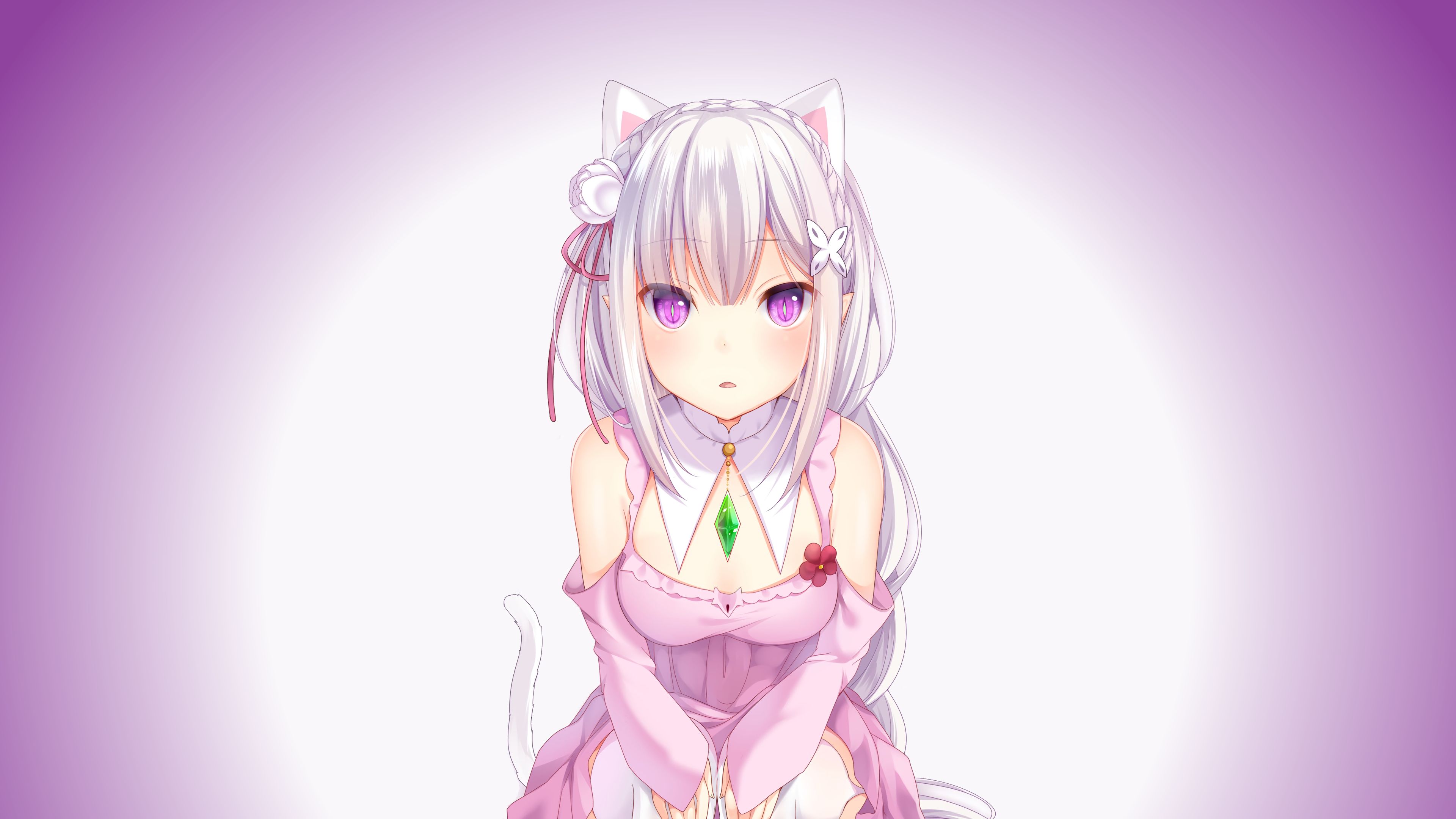 Descarga gratuita de fondo de pantalla para móvil de Animado, Emilia (Re:zero), Re:zero Comenzando La Vida En Otro Mundo.