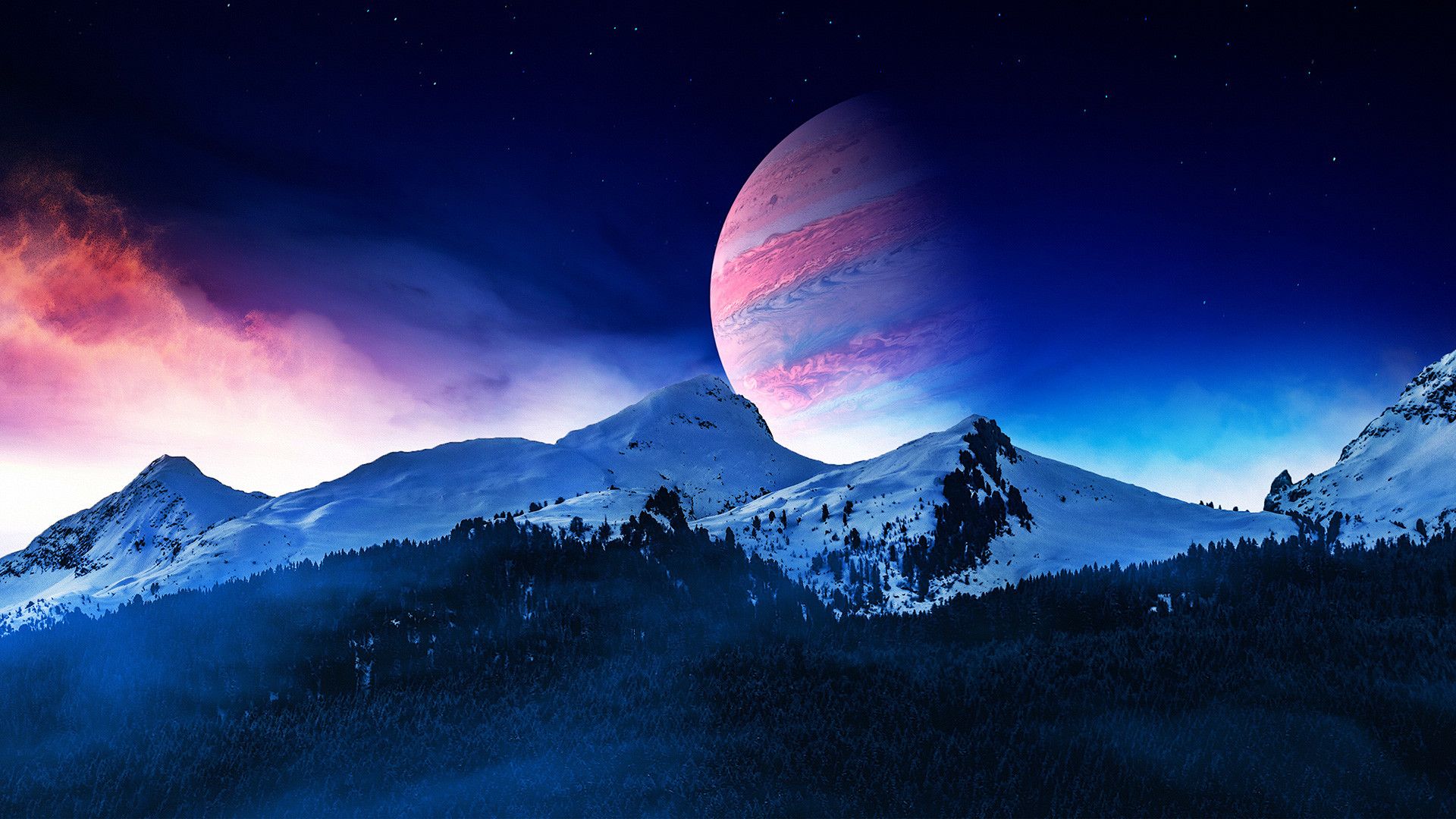 Download mobile wallpaper Landscape, Sci Fi, Jupiter for free.