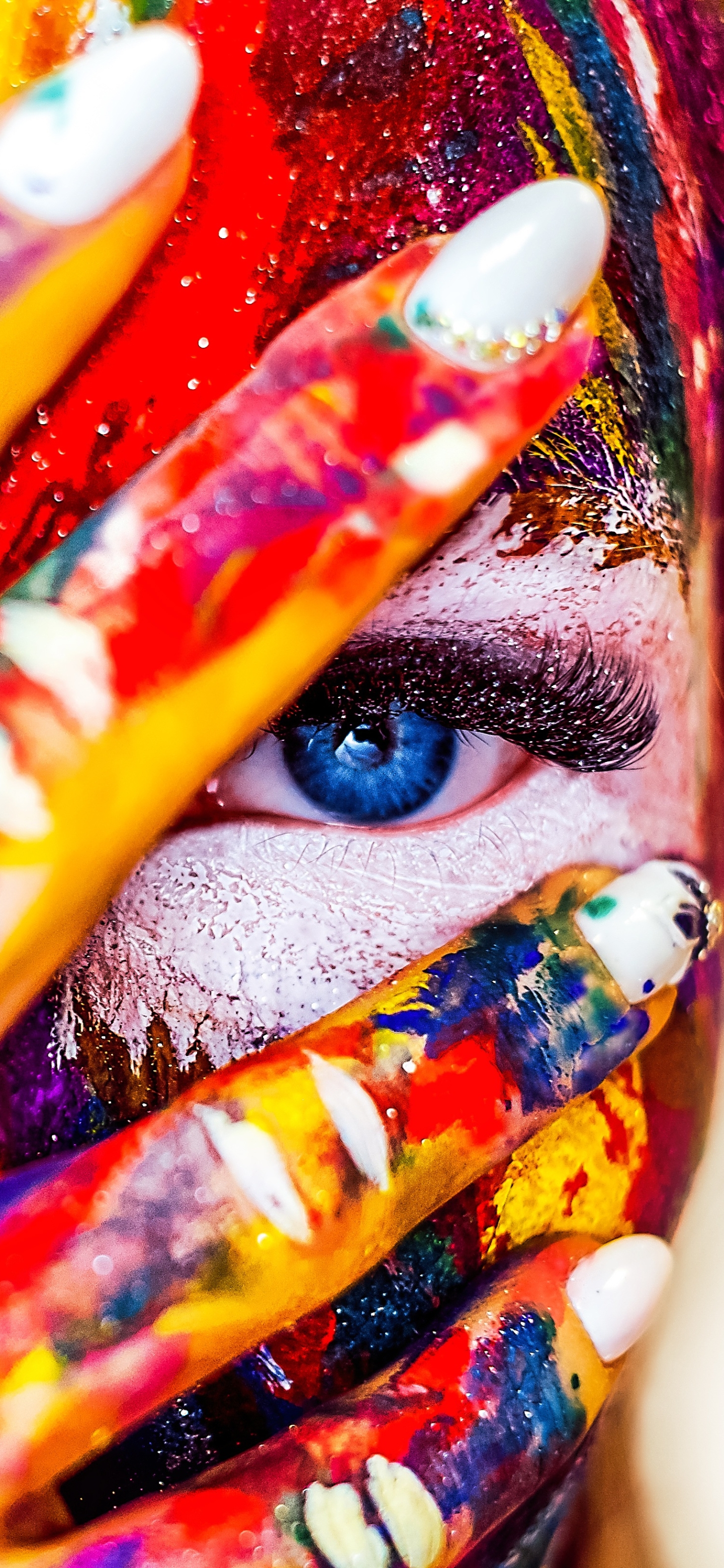 Baixar papel de parede para celular de Olhos, Cores, Olhos Azuis, Mulheres gratuito.