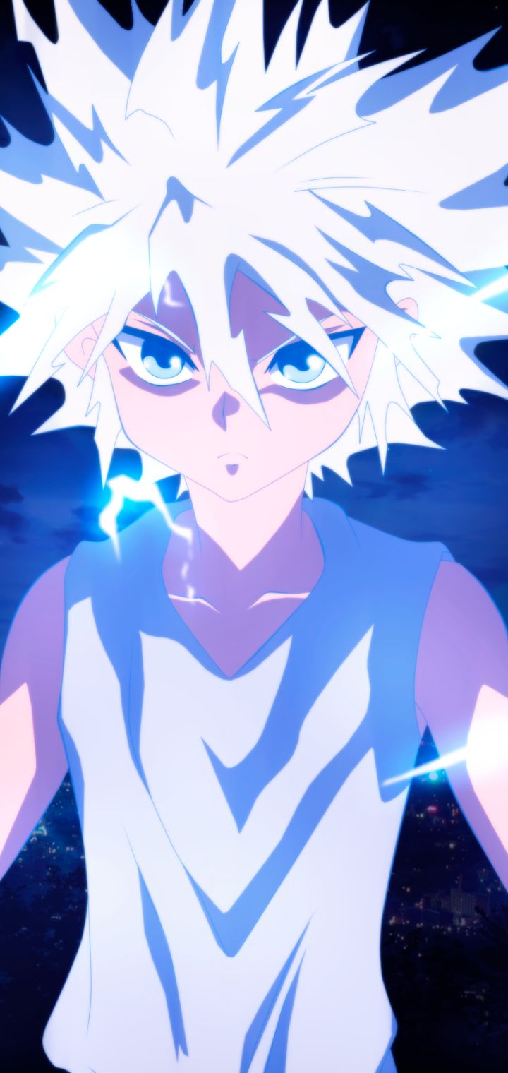 Handy-Wallpaper Animes, Hunter X Hunter, Killua Zoldyck kostenlos herunterladen.