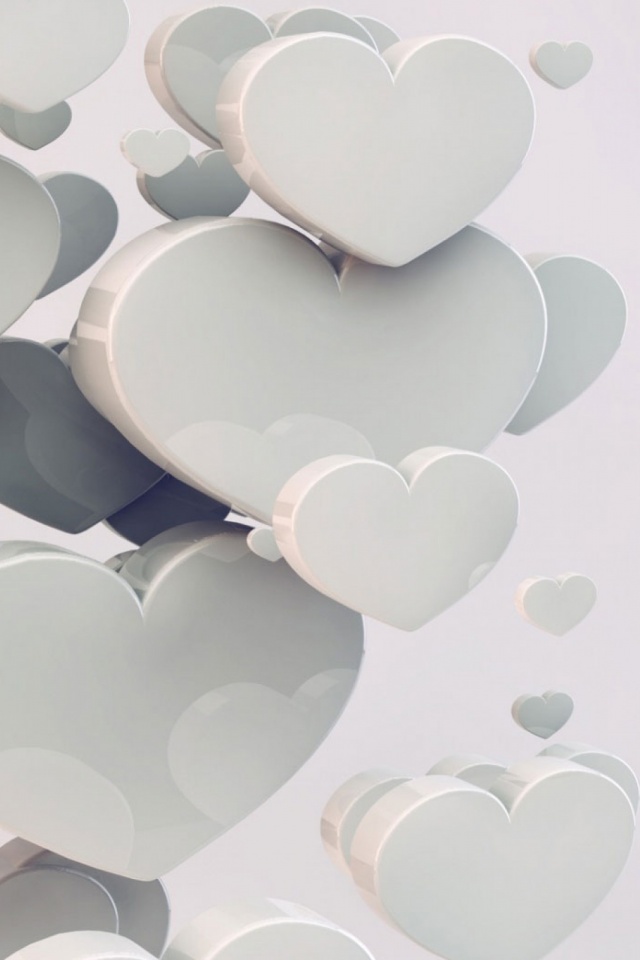 Download mobile wallpaper 3D, Heart, Artistic for free.