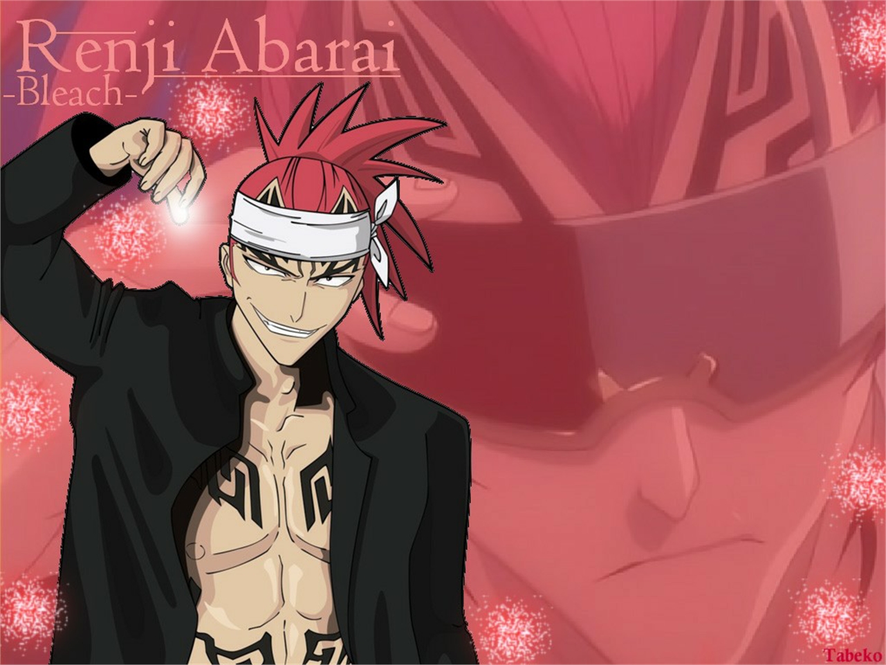 Handy-Wallpaper Bleach, Animes, Renji Abarai kostenlos herunterladen.