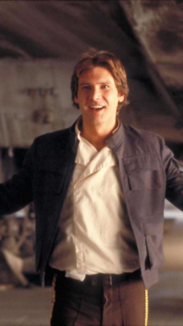 Download mobile wallpaper Star Wars, Harrison Ford, Movie, Han Solo for free.