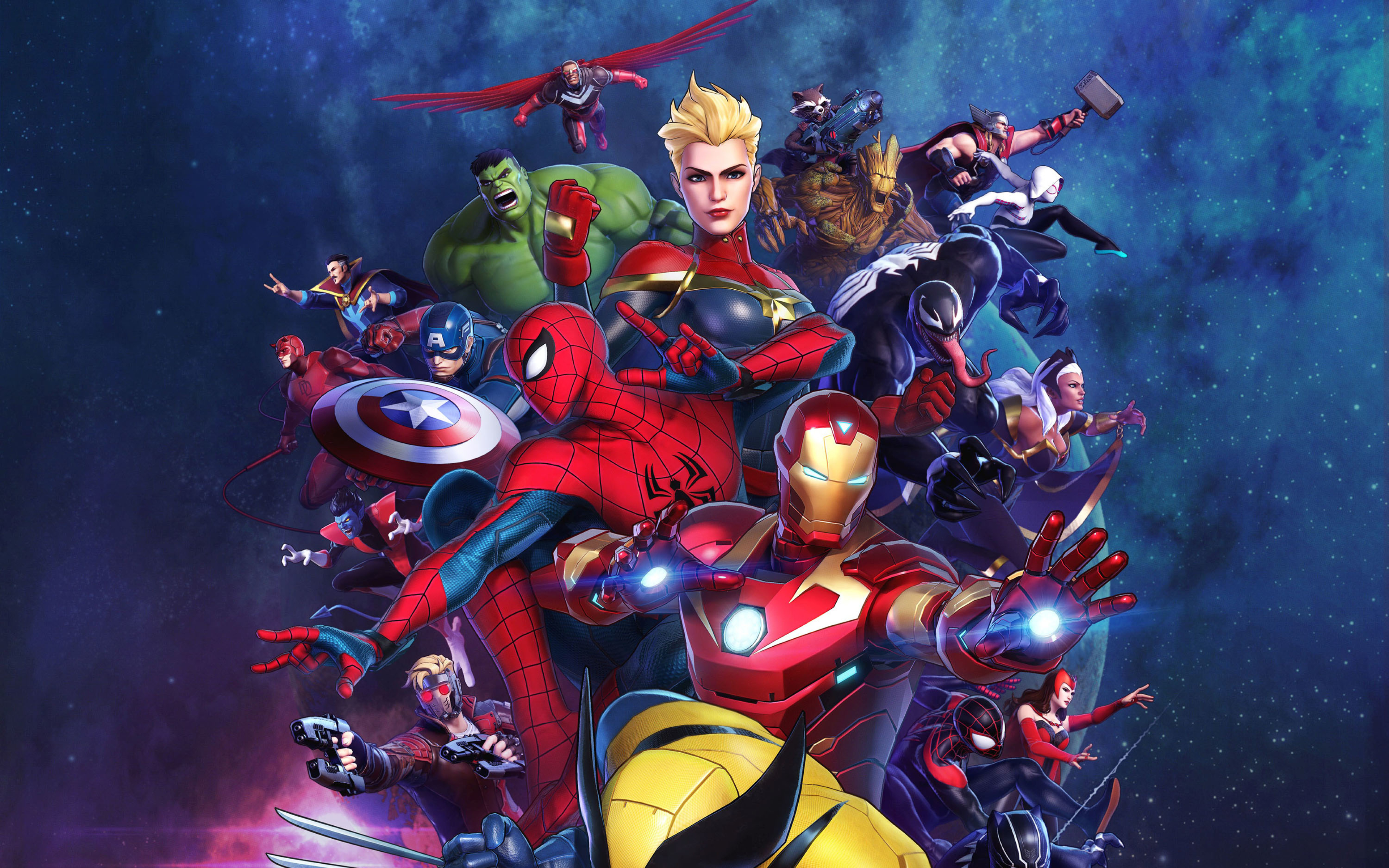 Melhores papéis de parede de Marvel Ultimate Alliance 3: The Black Order para tela do telefone
