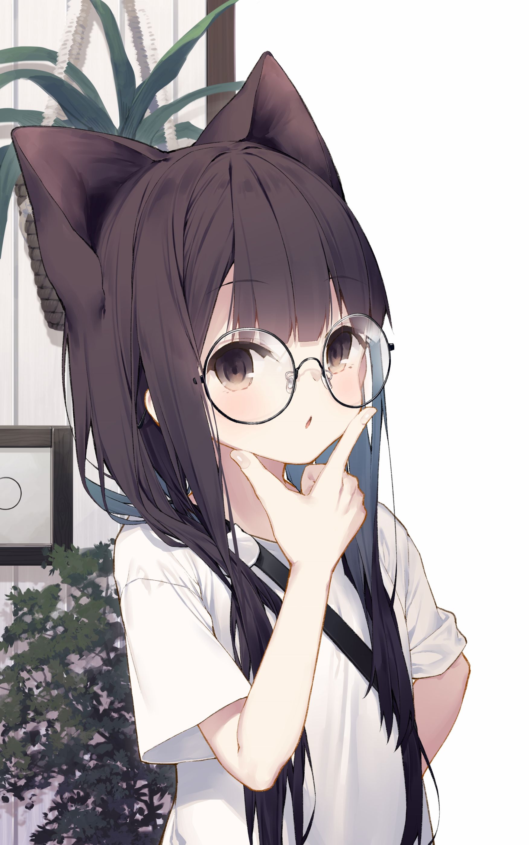 Download mobile wallpaper Anime, Girl, Cat Girl, Animal Ears for free.