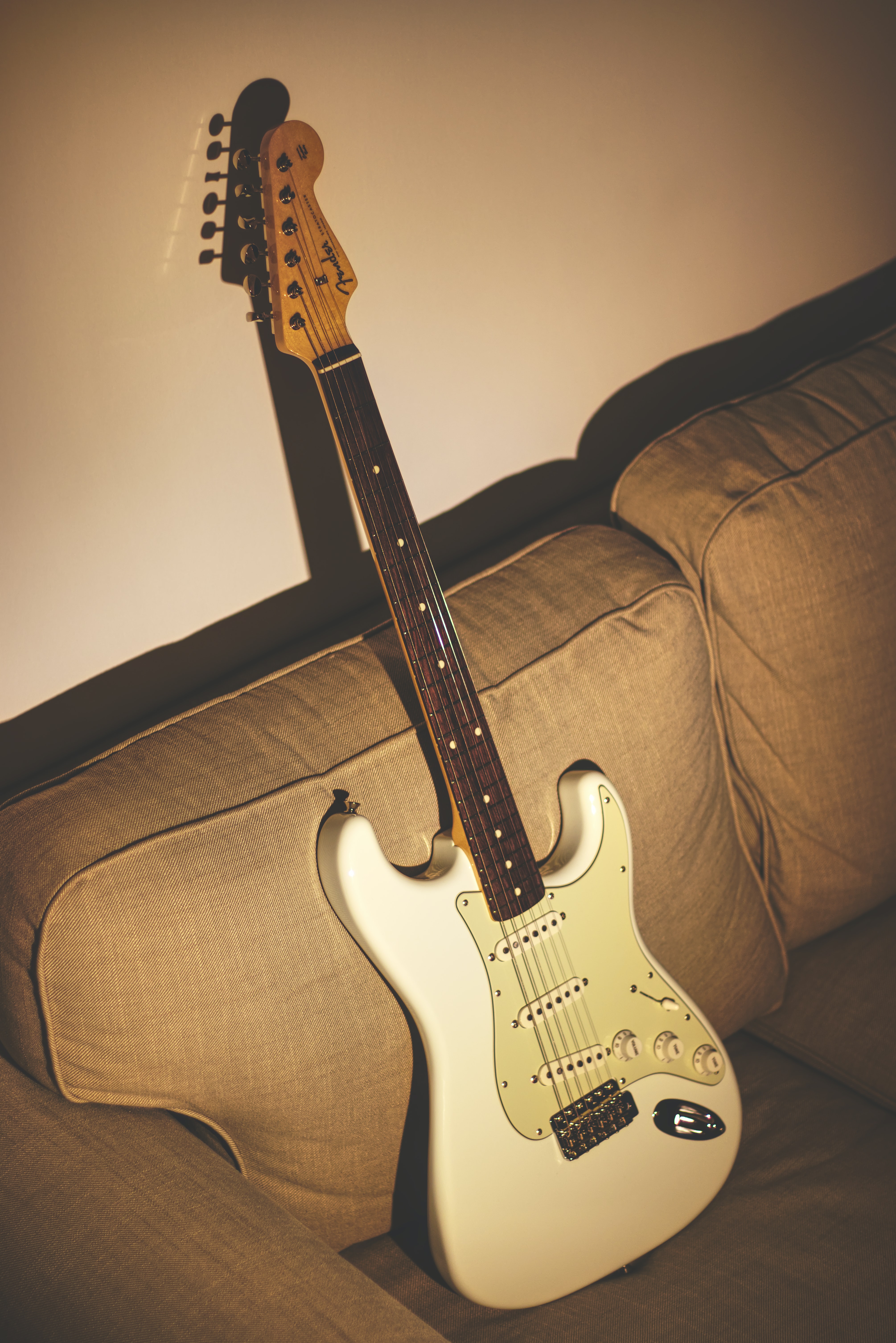 Cool Wallpapers guitar, music, white, musical instrument, electric guitar, stratocaster