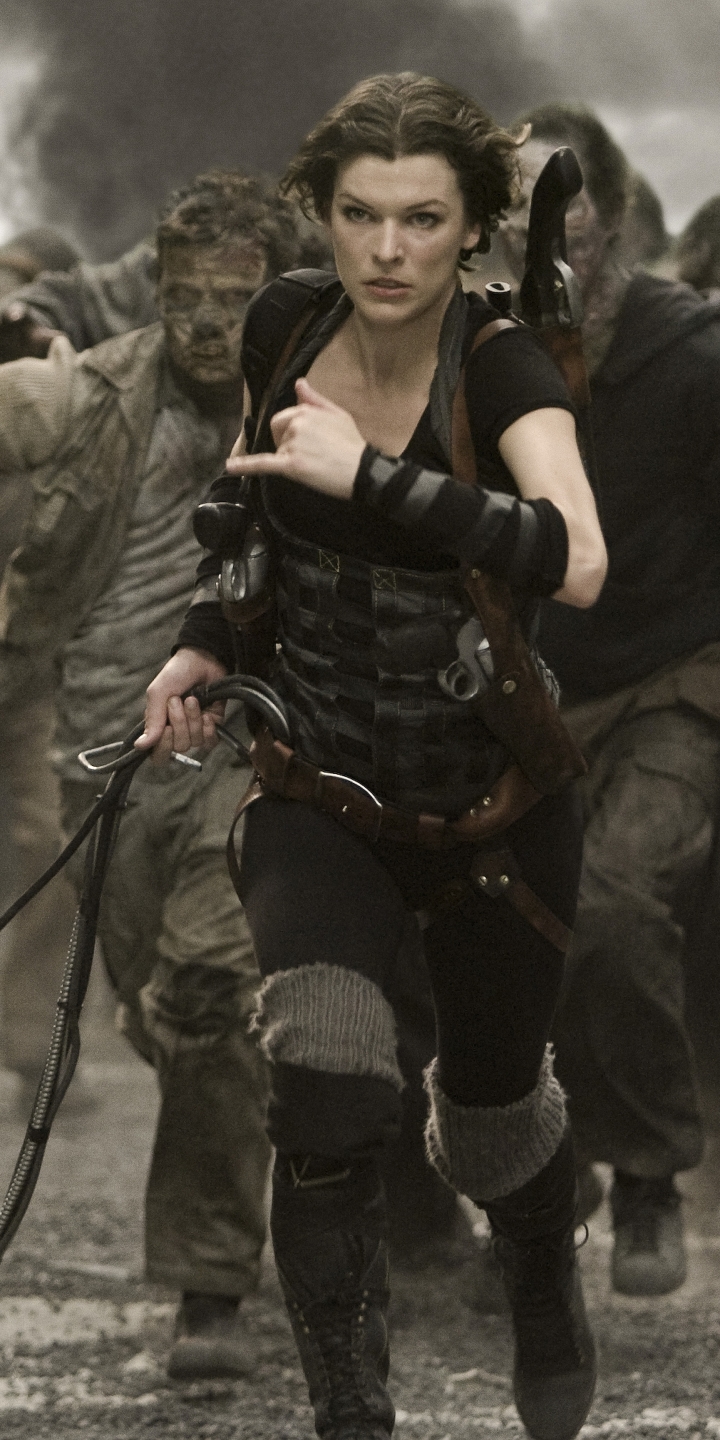 Download mobile wallpaper Resident Evil, Milla Jovovich, Movie, Zombie, Resident Evil: Afterlife for free.