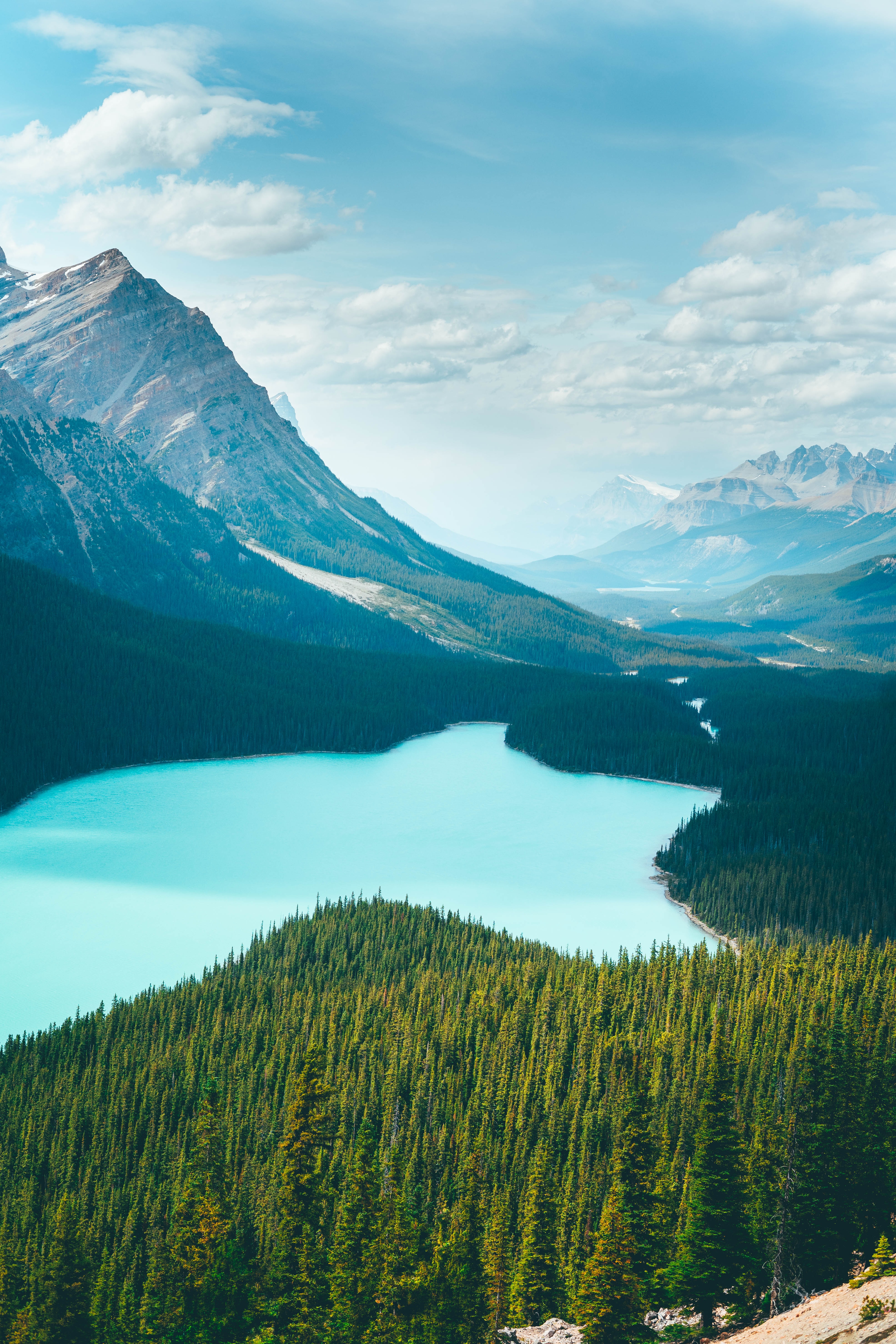 Free download wallpaper Trees, Nature, Water, Lake, Forest, Mountains on your PC desktop