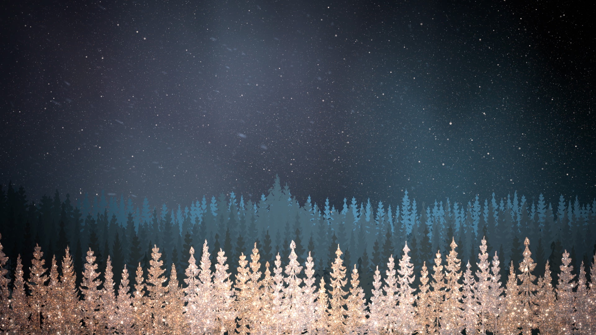 Free download wallpaper Night, Forest, Artistic on your PC desktop