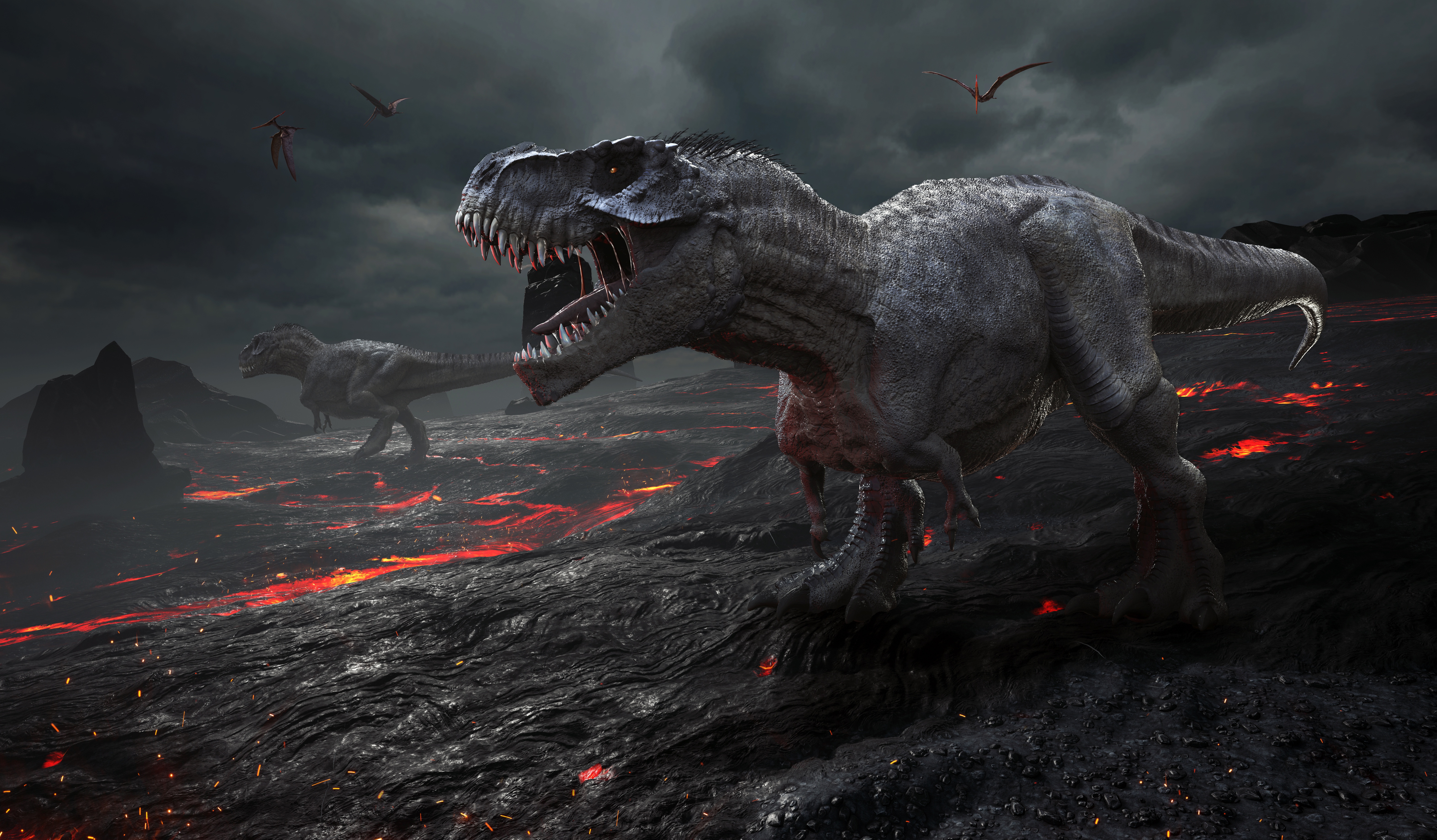 474514 Hintergrundbild herunterladen tiere, tyrannosaurus rex, dinosaurier - Bildschirmschoner und Bilder kostenlos