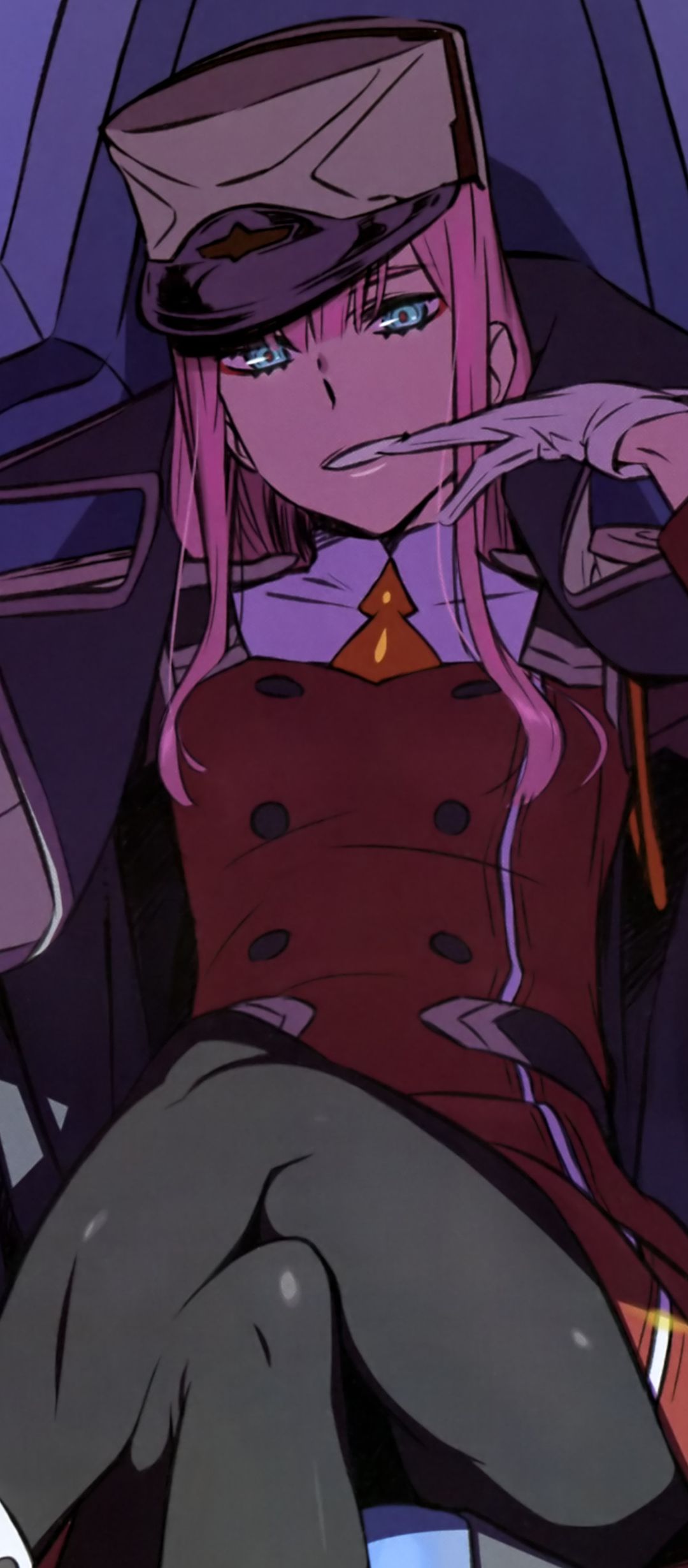 Handy-Wallpaper Animes, Darling In The Franxx, Zero Two (Liebling Im Franxx) kostenlos herunterladen.