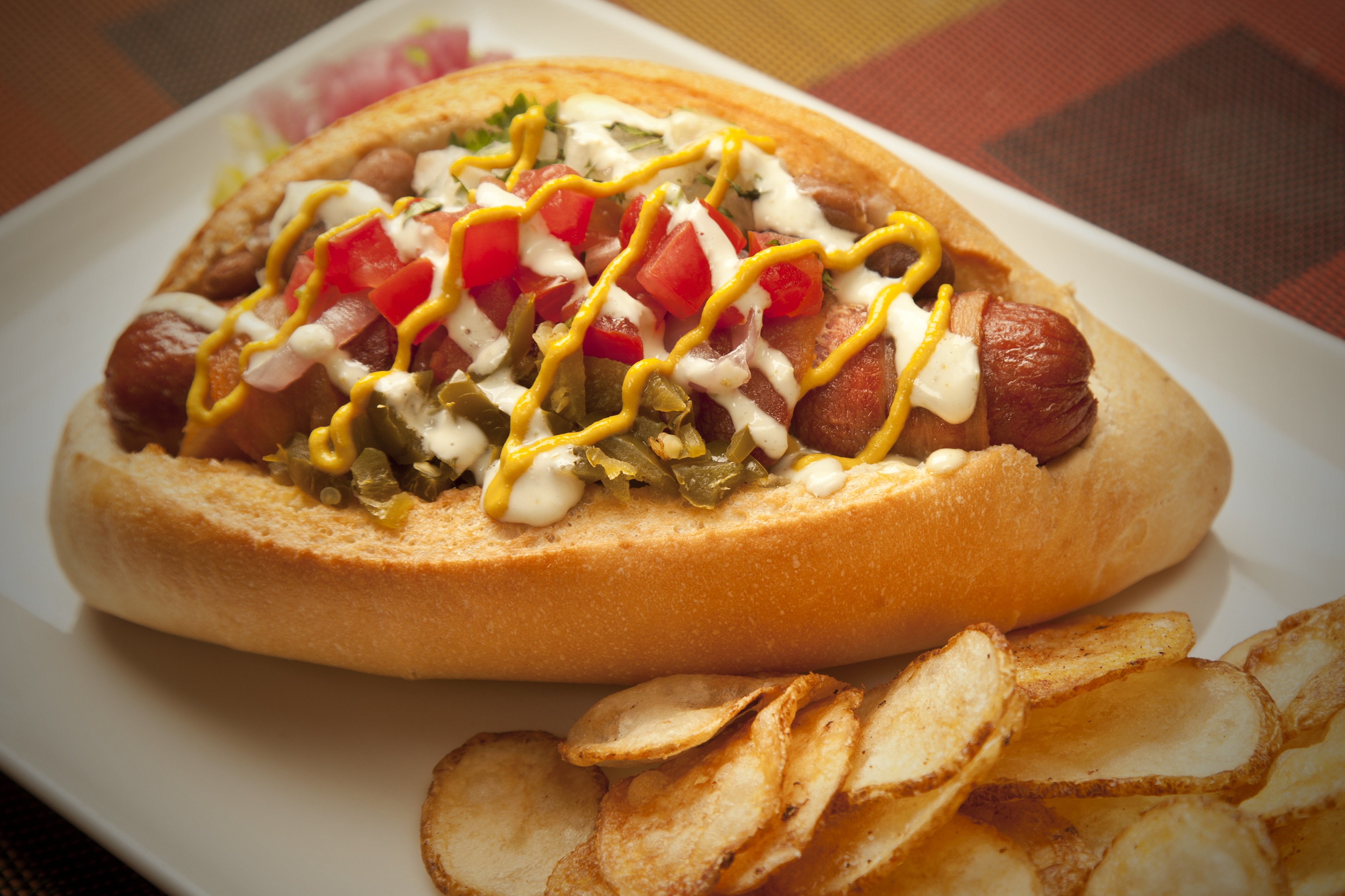 Free download wallpaper Food, Hot Dog on your PC desktop